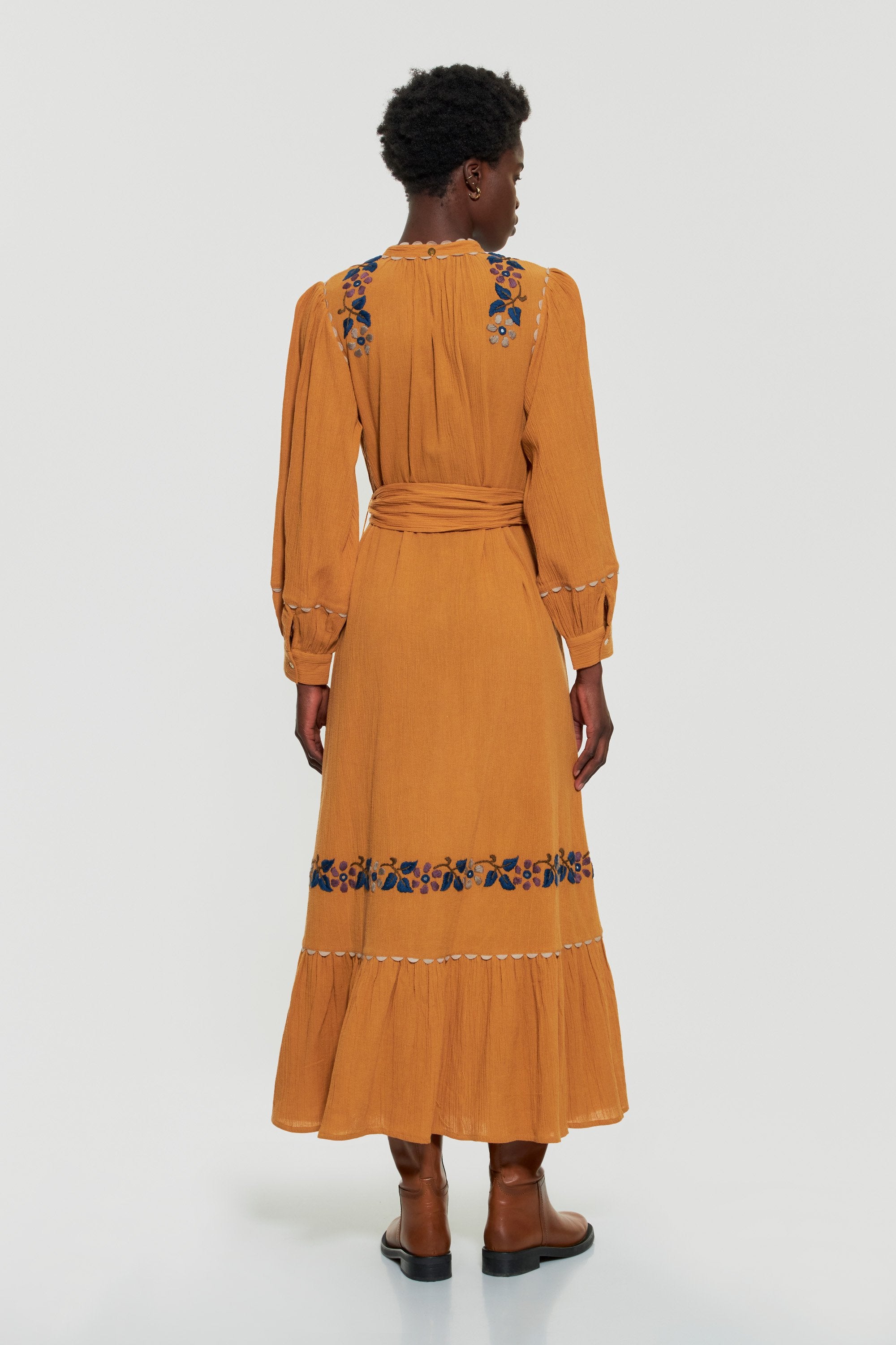 Vani embroidered maxi dress