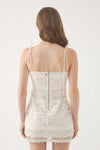 Embroidered bustier dress Mila