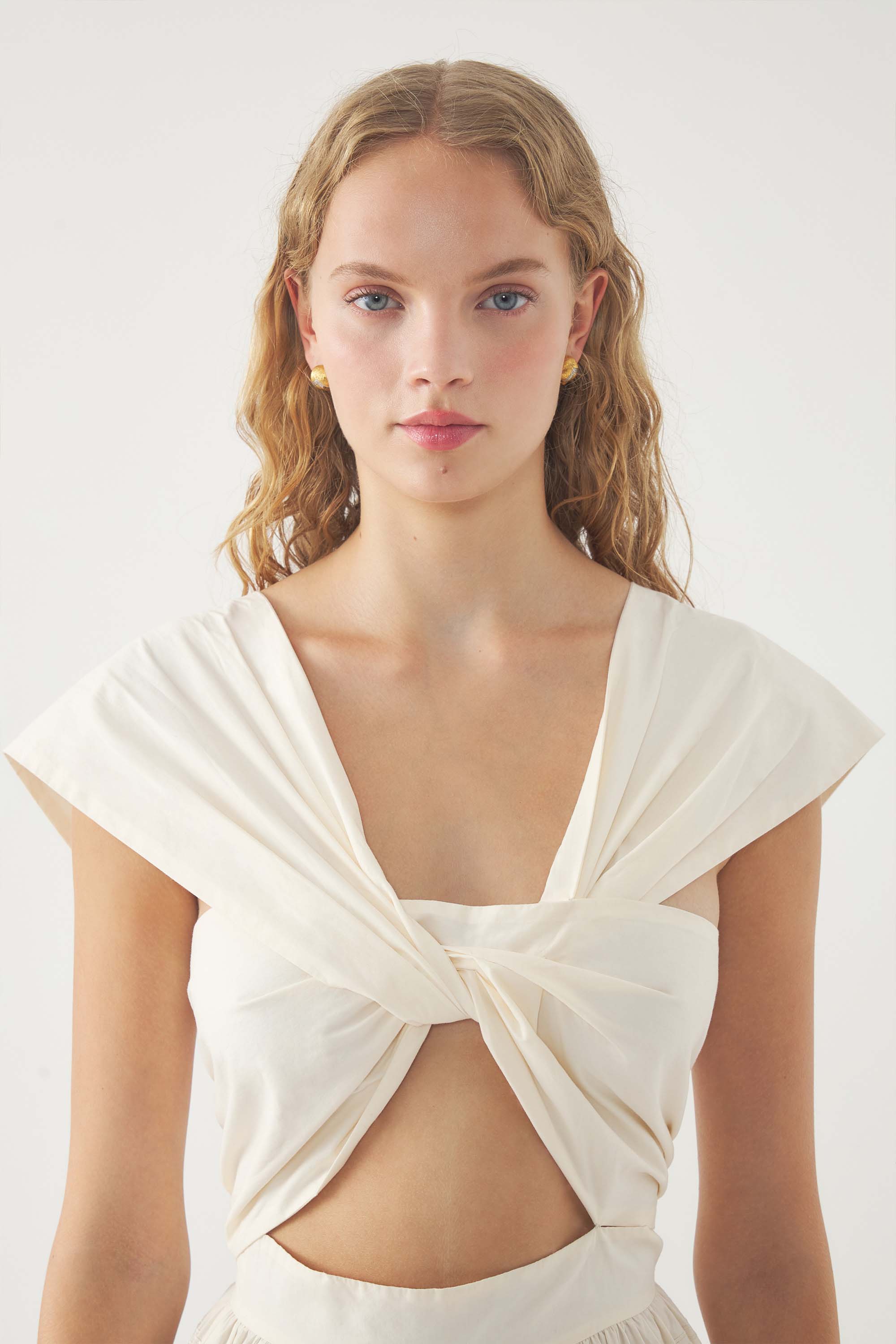 Embroidered cut-out Dress Mila