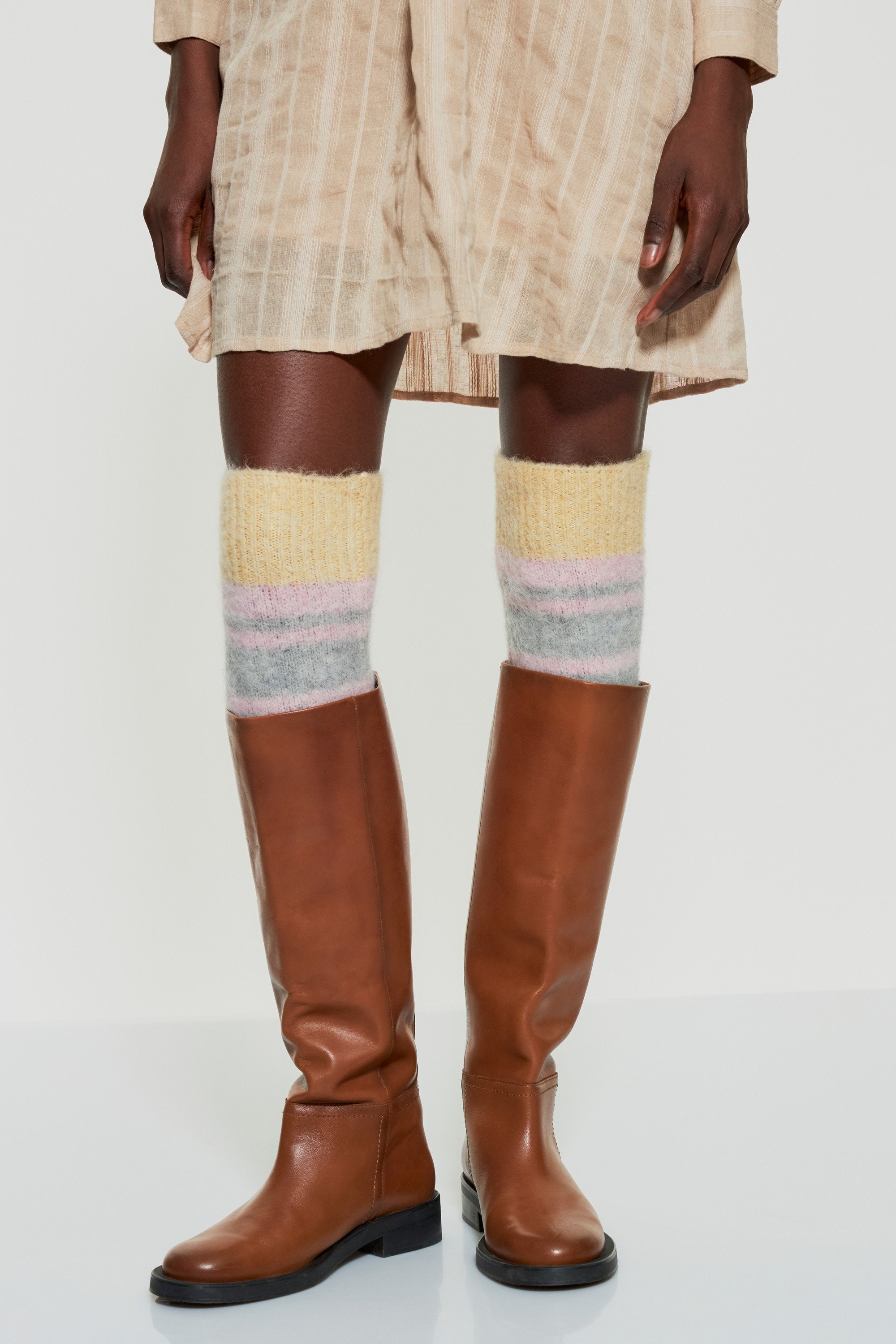 Mila alpaca wool leg warmers
