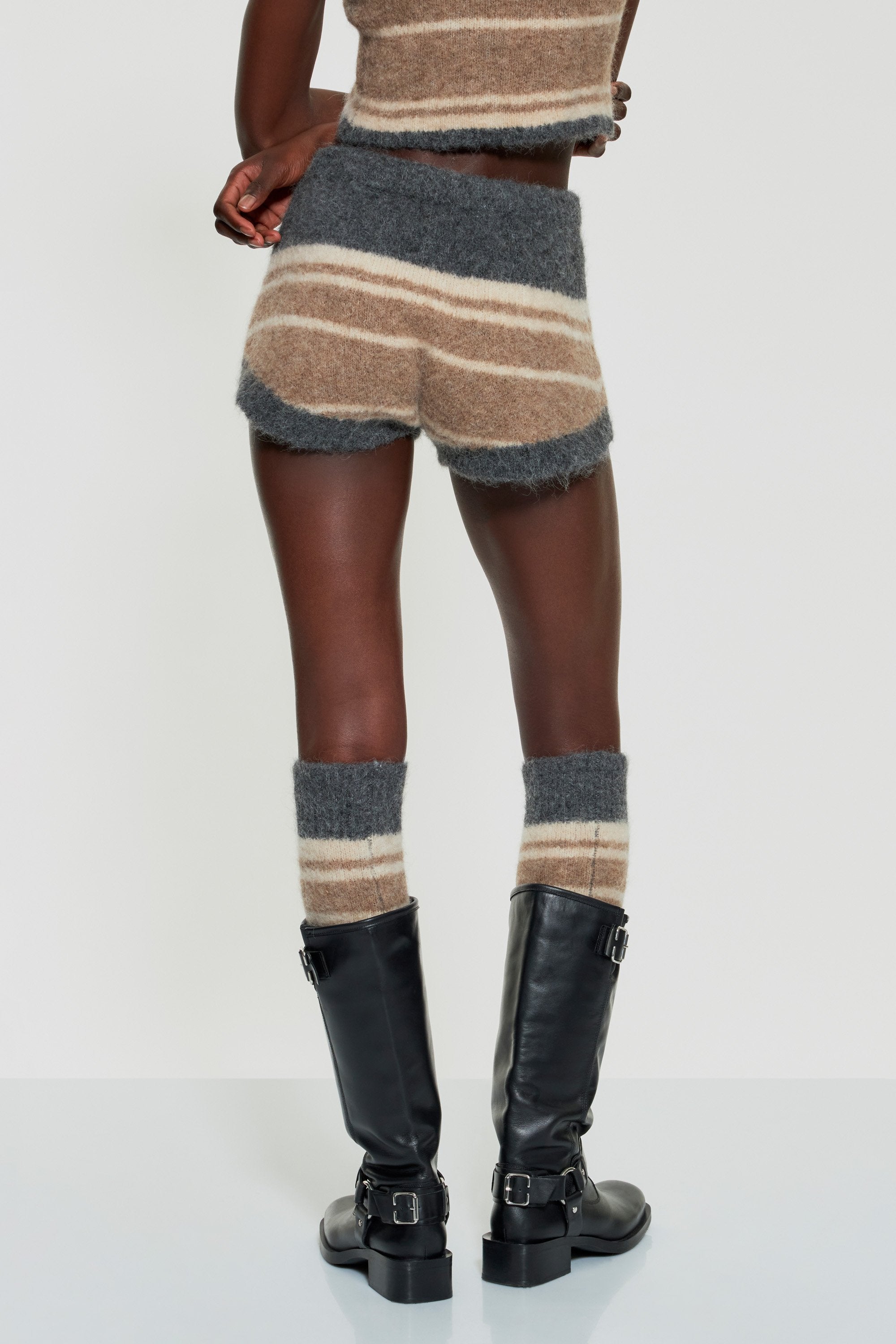 Mila alpaca wool shorts -