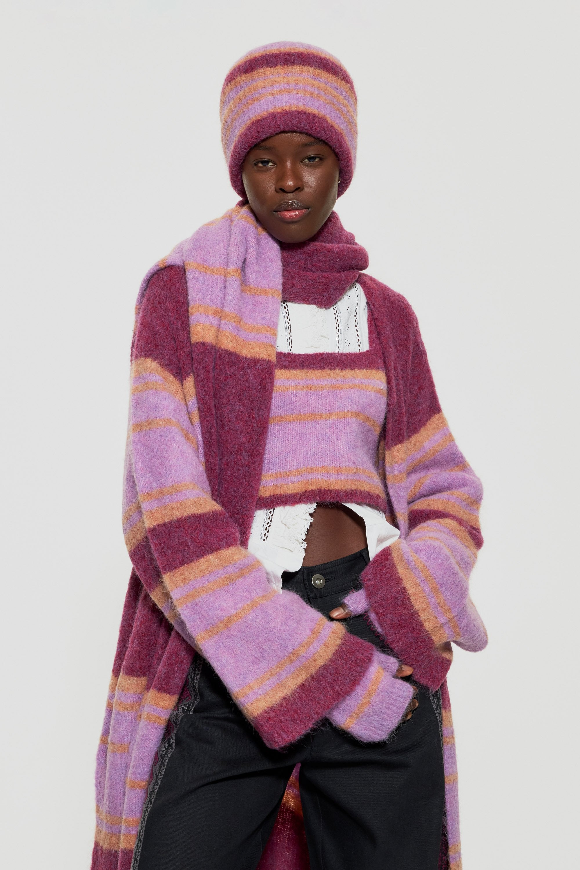 Mila alpaca wool scarf