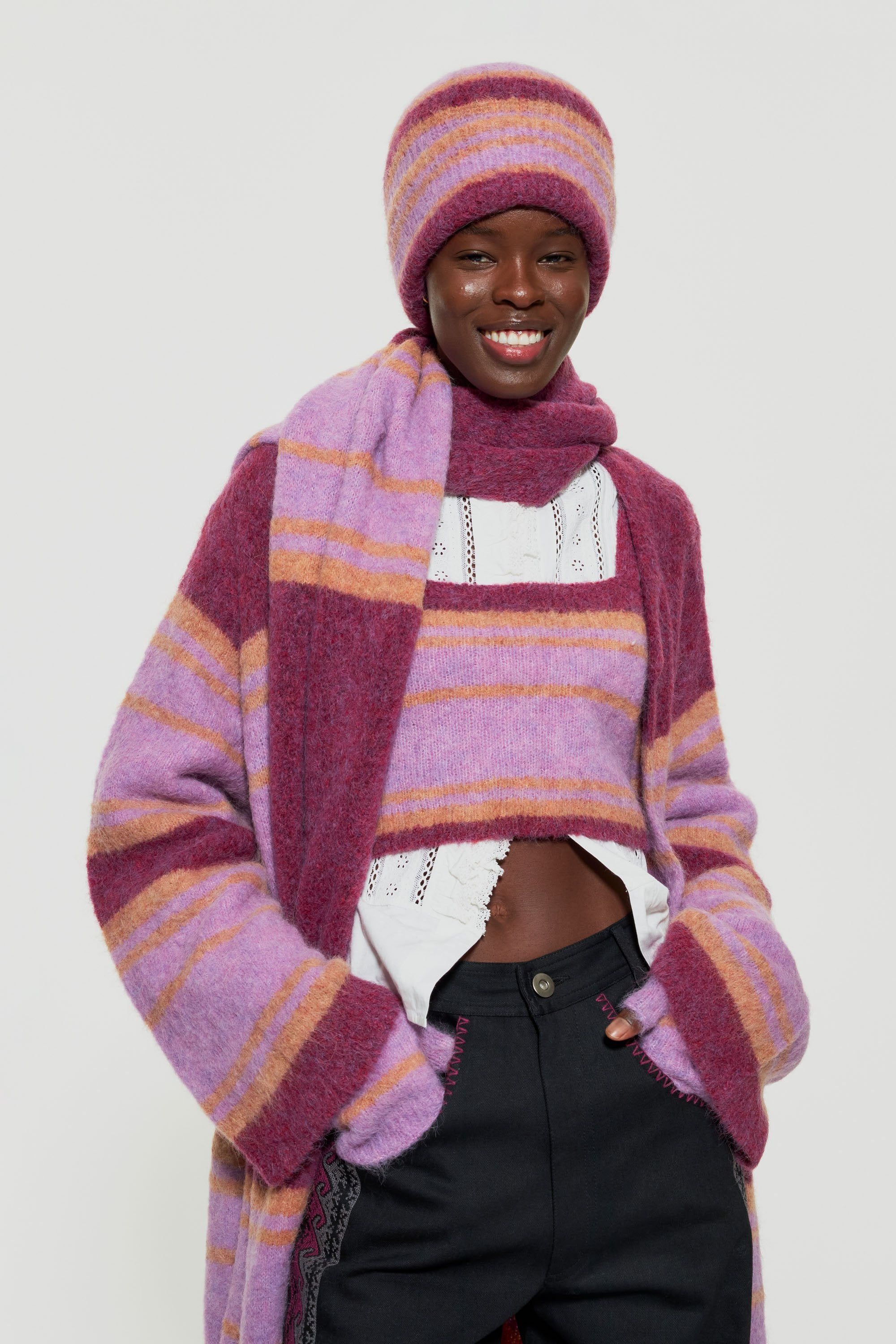 Mila alpaca wool scarf