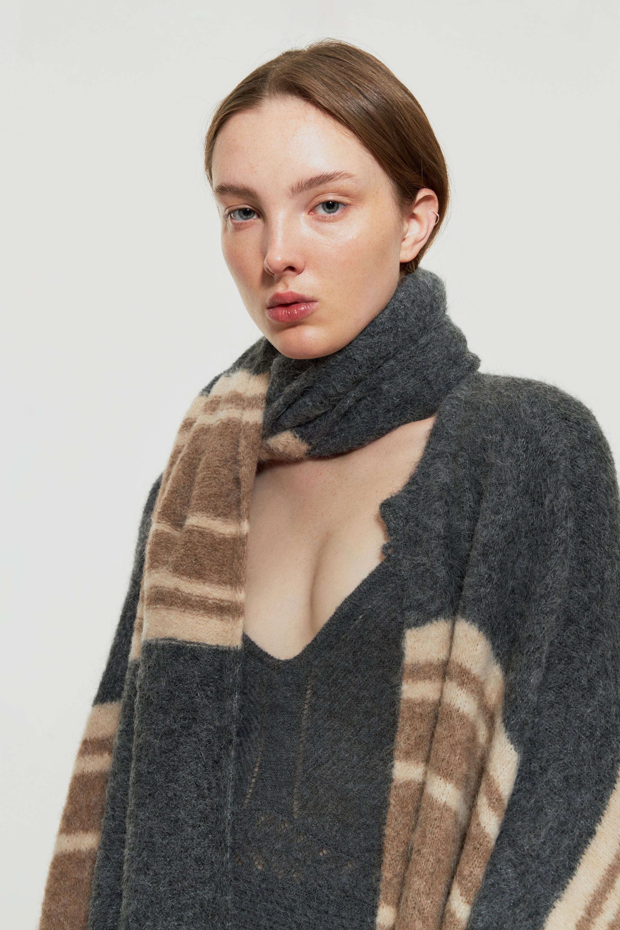 Mila alpaca wool scarf