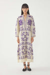 Embroidered Maxi Dress Milos
