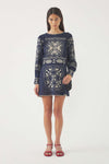 Embroidered Mini Dress Milos