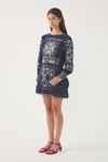 Embroidered Mini Dress Milos