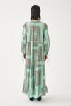 Robe longue en voile de coton imprimé Nalii