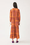 Robe longue en voile de coton imprimé Nalii
