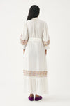 Robe longue brodée à la main Neil