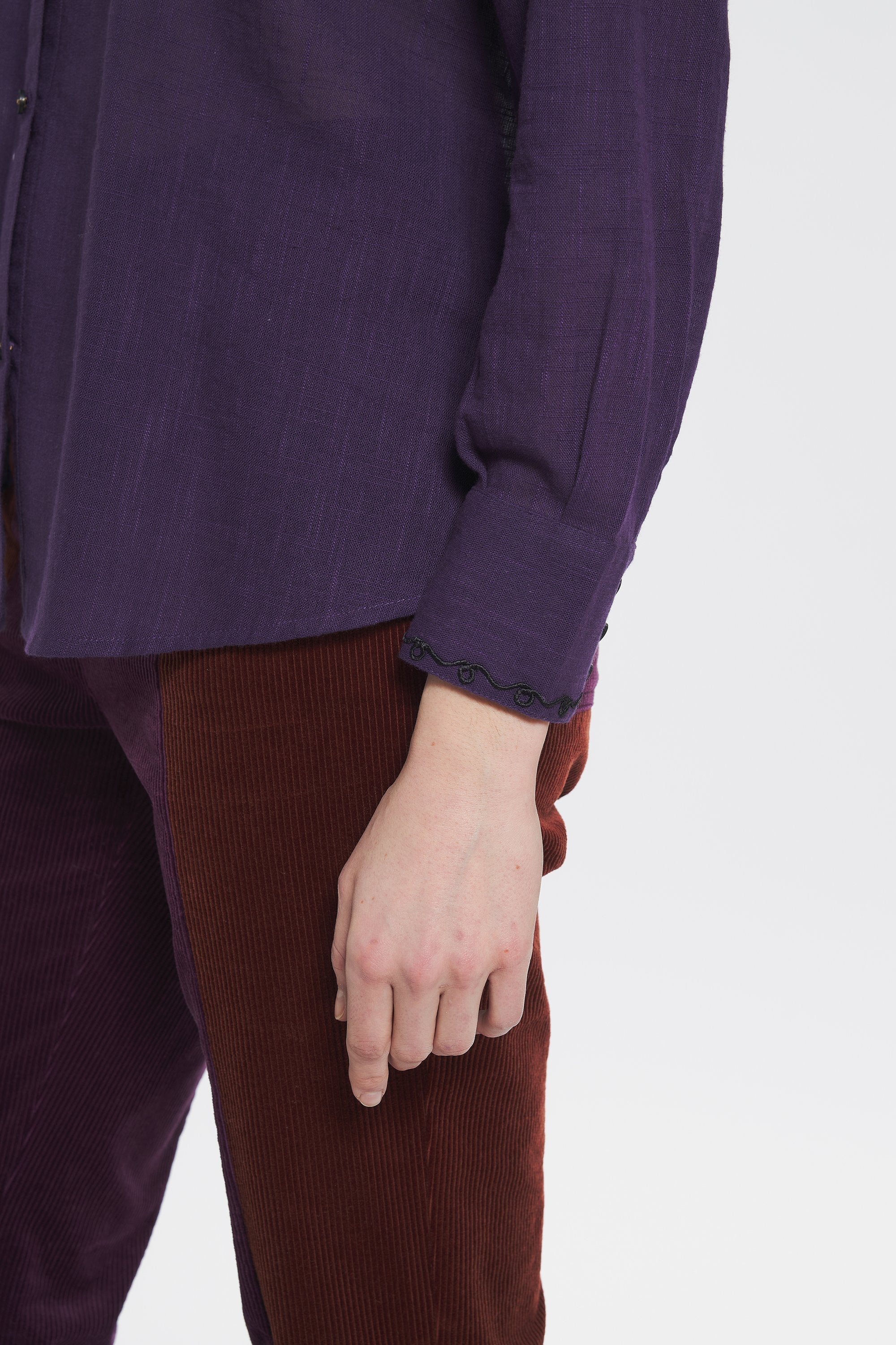 Bestickte Hemdbluse Nelly