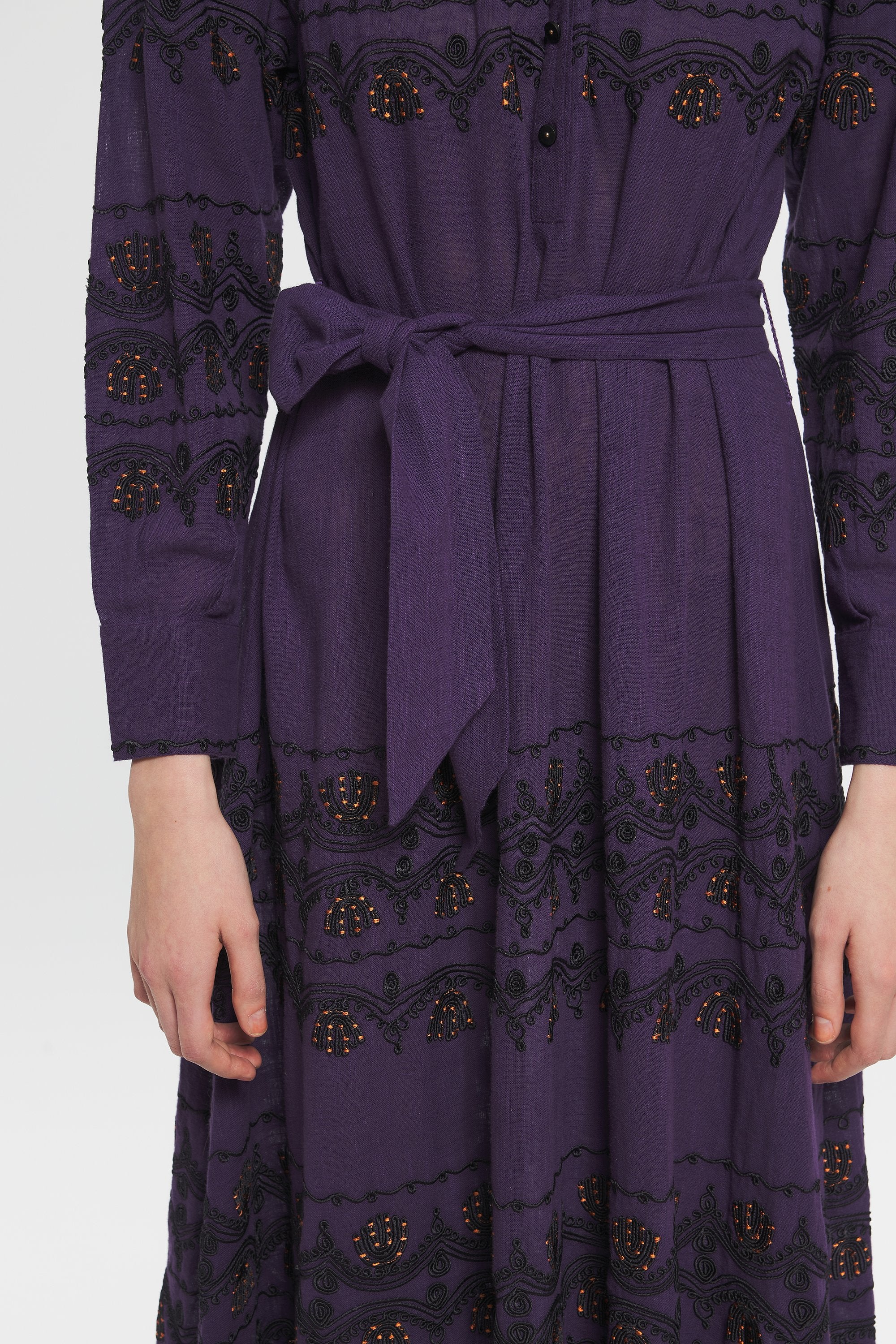 Nelly Embroidered maxi dress