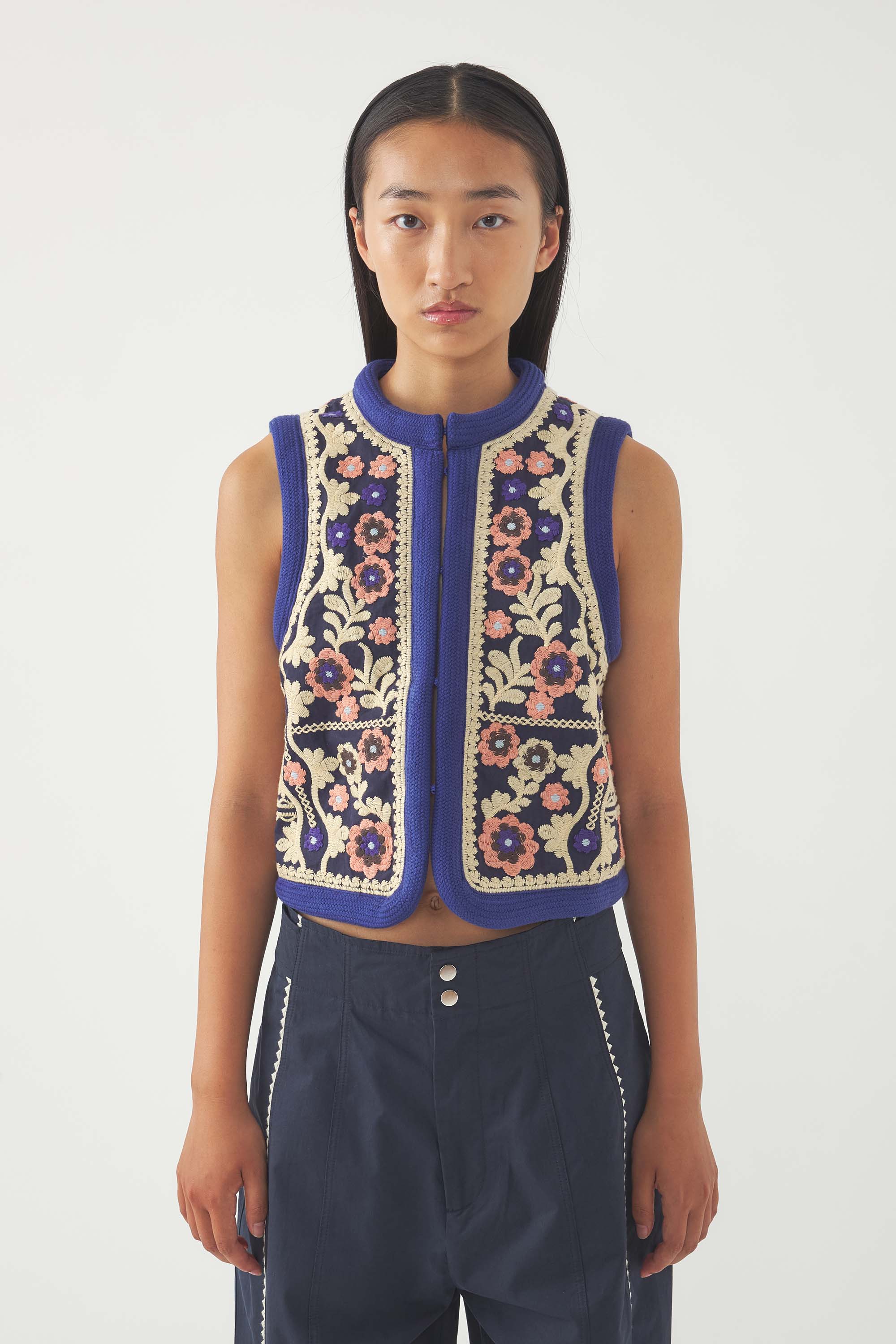 Embroidered Vest Ossie