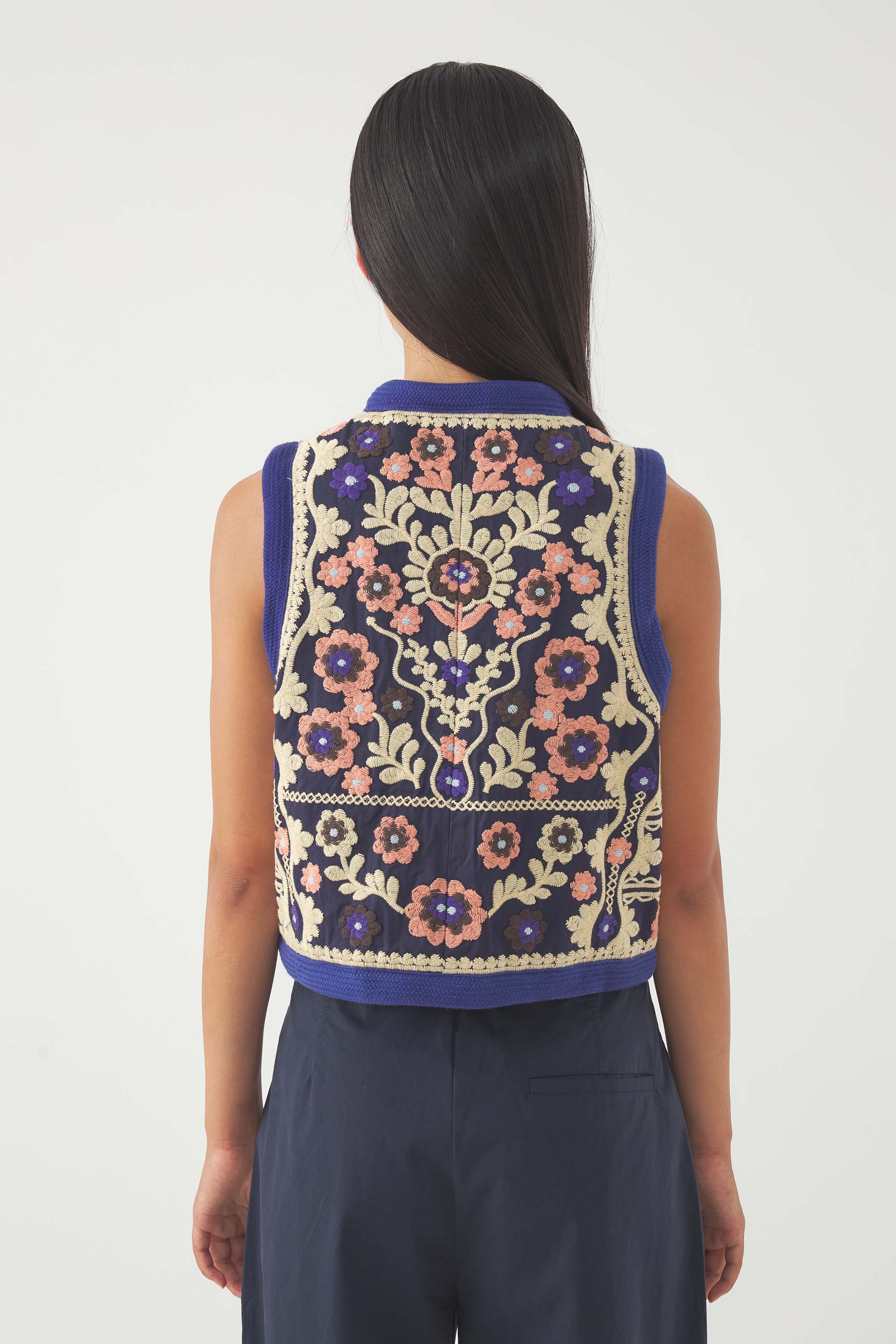 Embroidered Vest Ossie