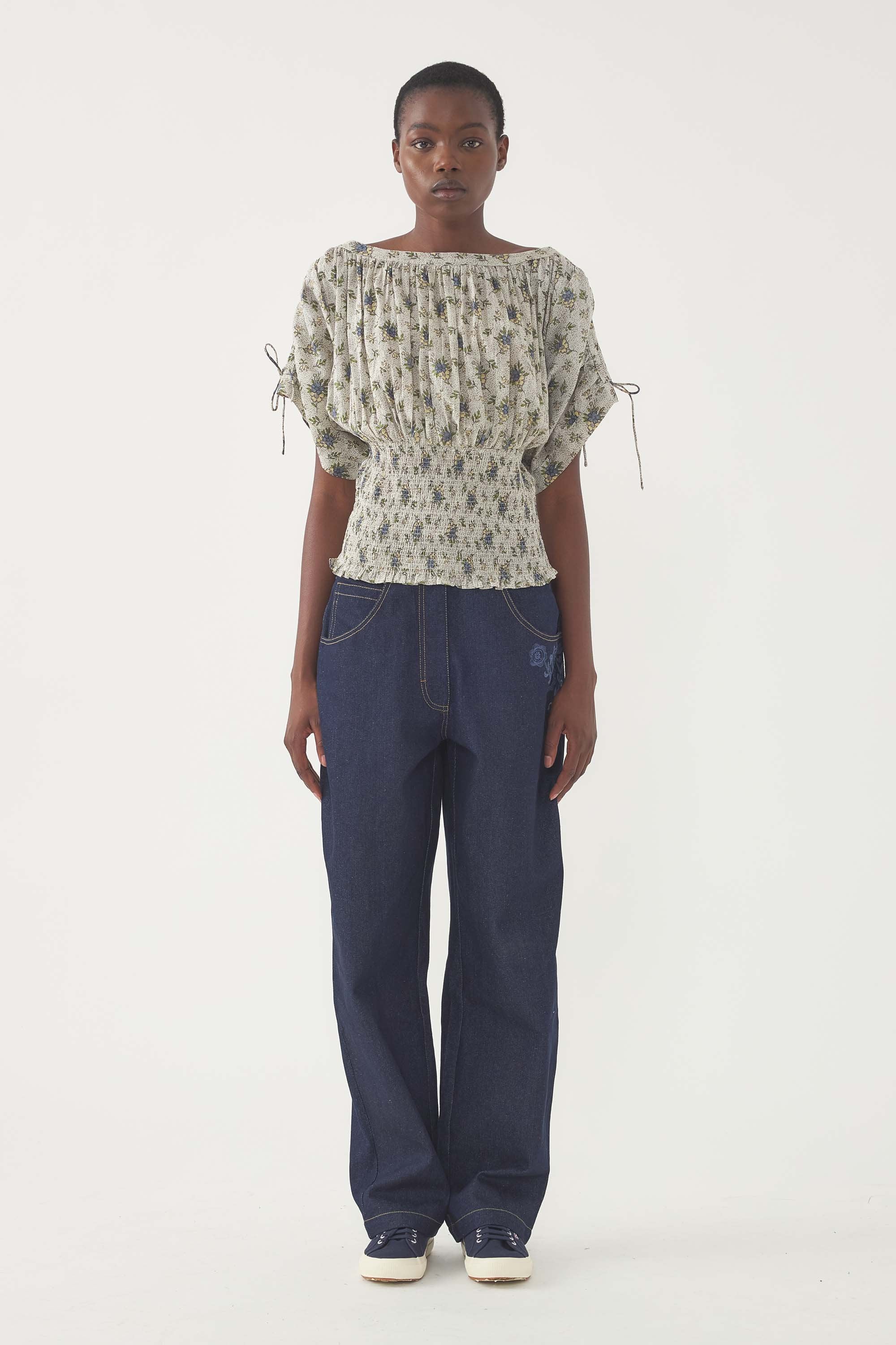 Smocked Top Pada
