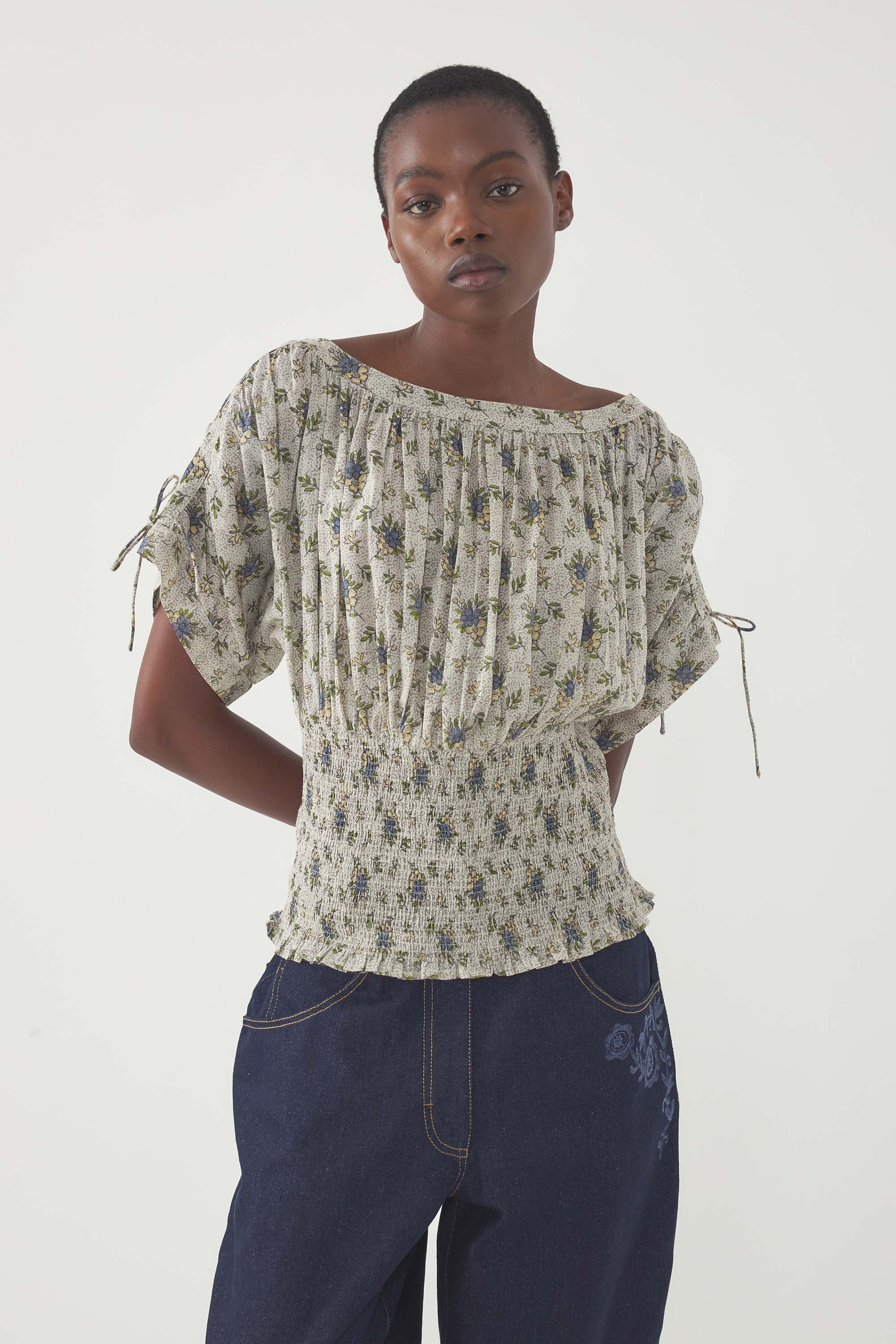 Smocked Top Pada