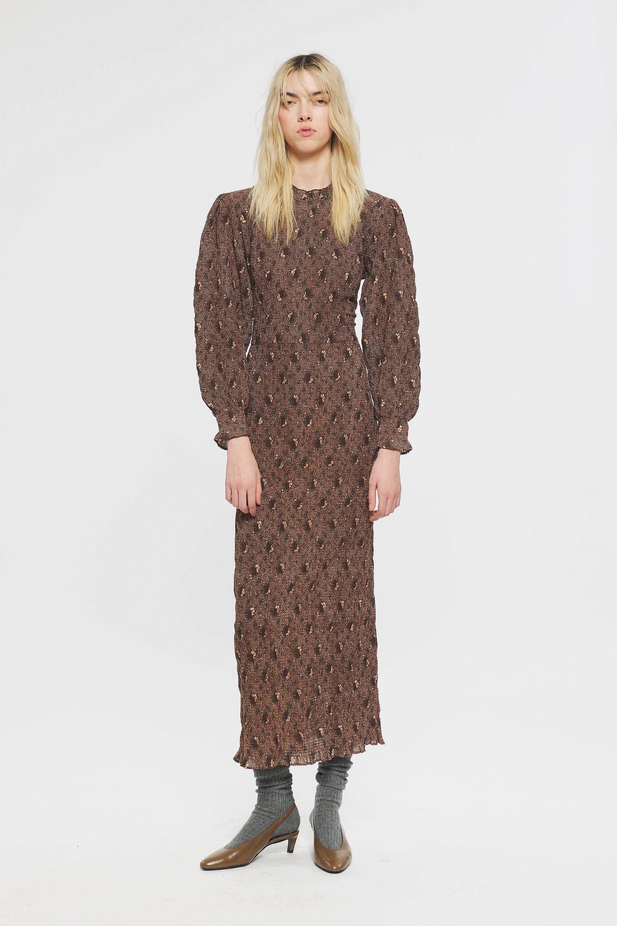 Paddy Smocked maxi dress