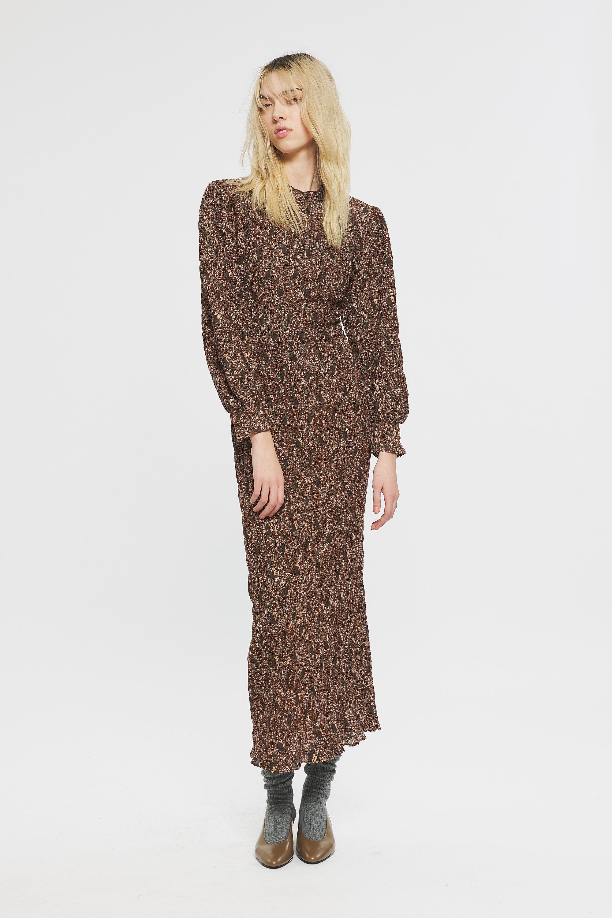 Paddy Smocked maxi dress
