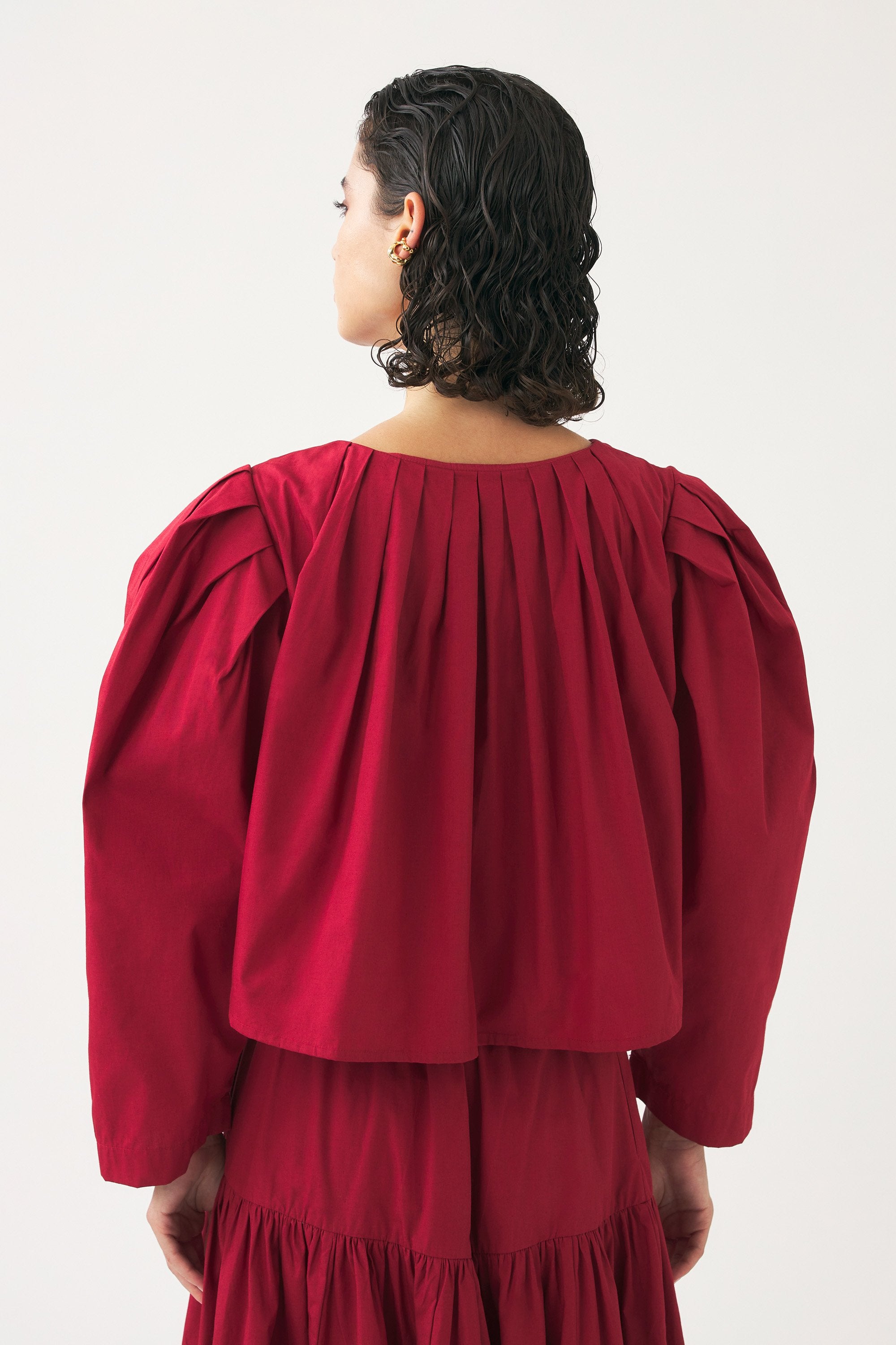 Cropped jacket in Pop