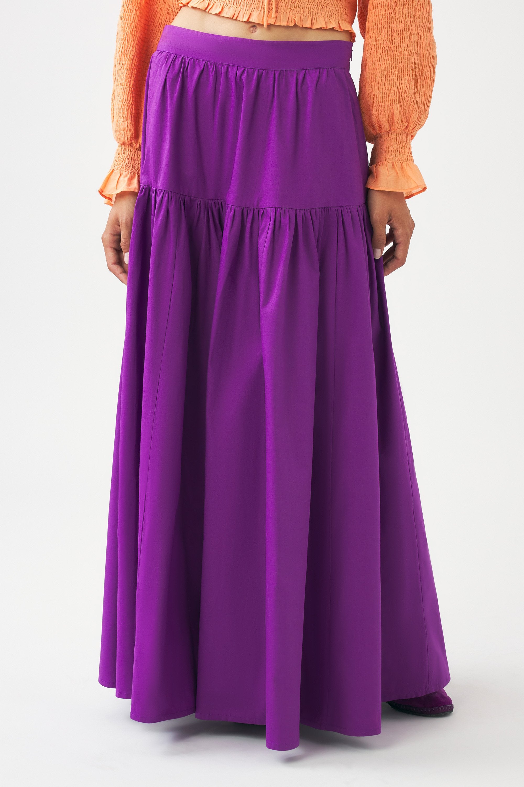 Maxi skirt in Pop