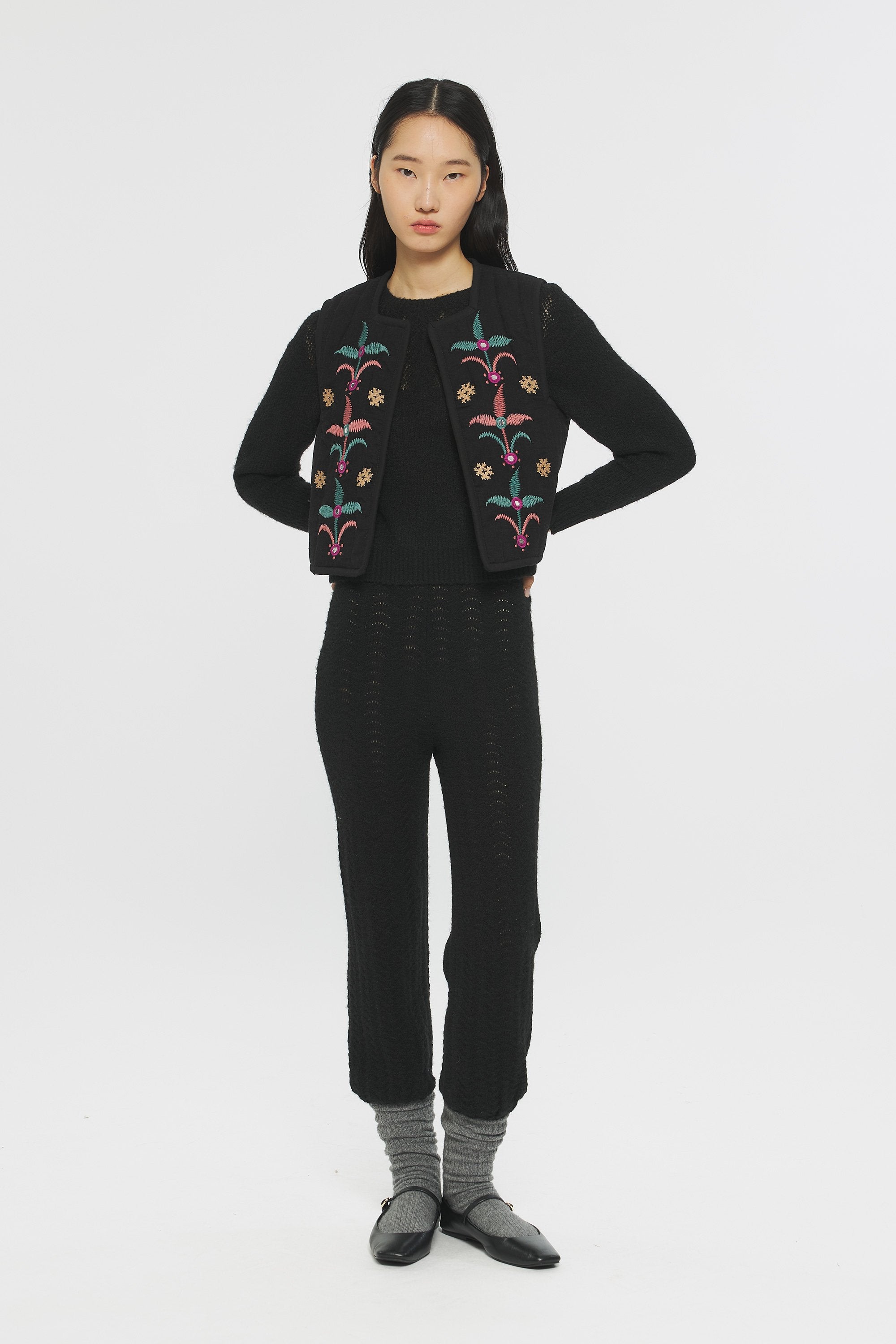 Rafi Embroidered gilet