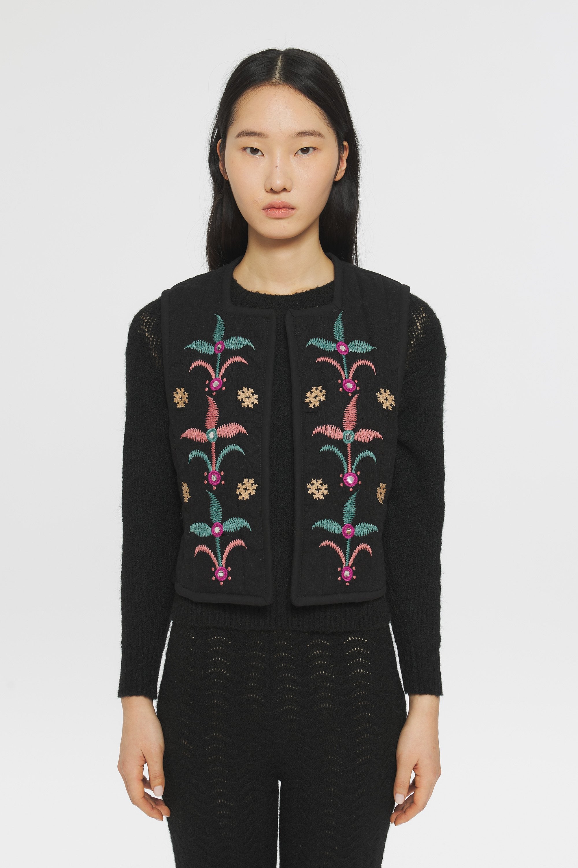 Rafi Embroidered gilet