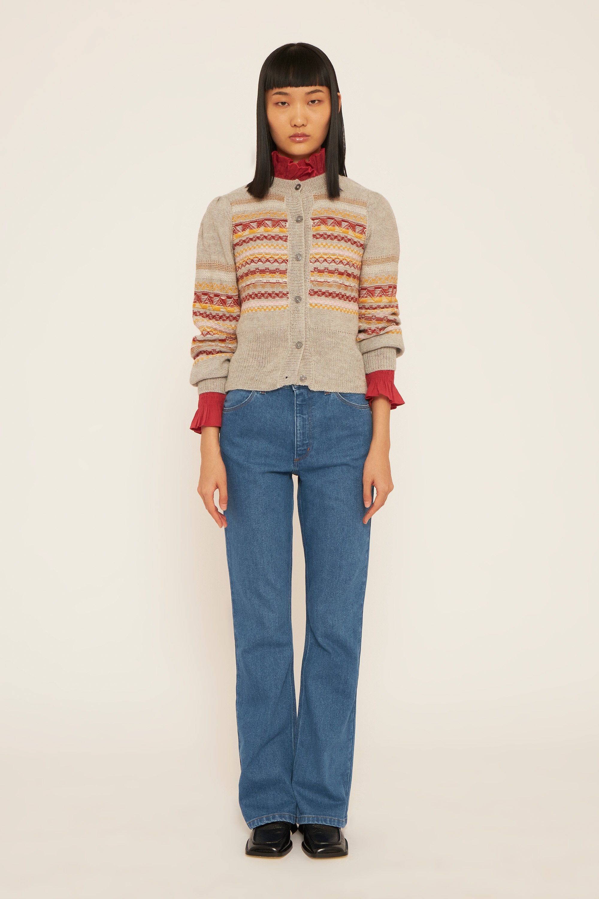 Alpakastrickjacke Roberto