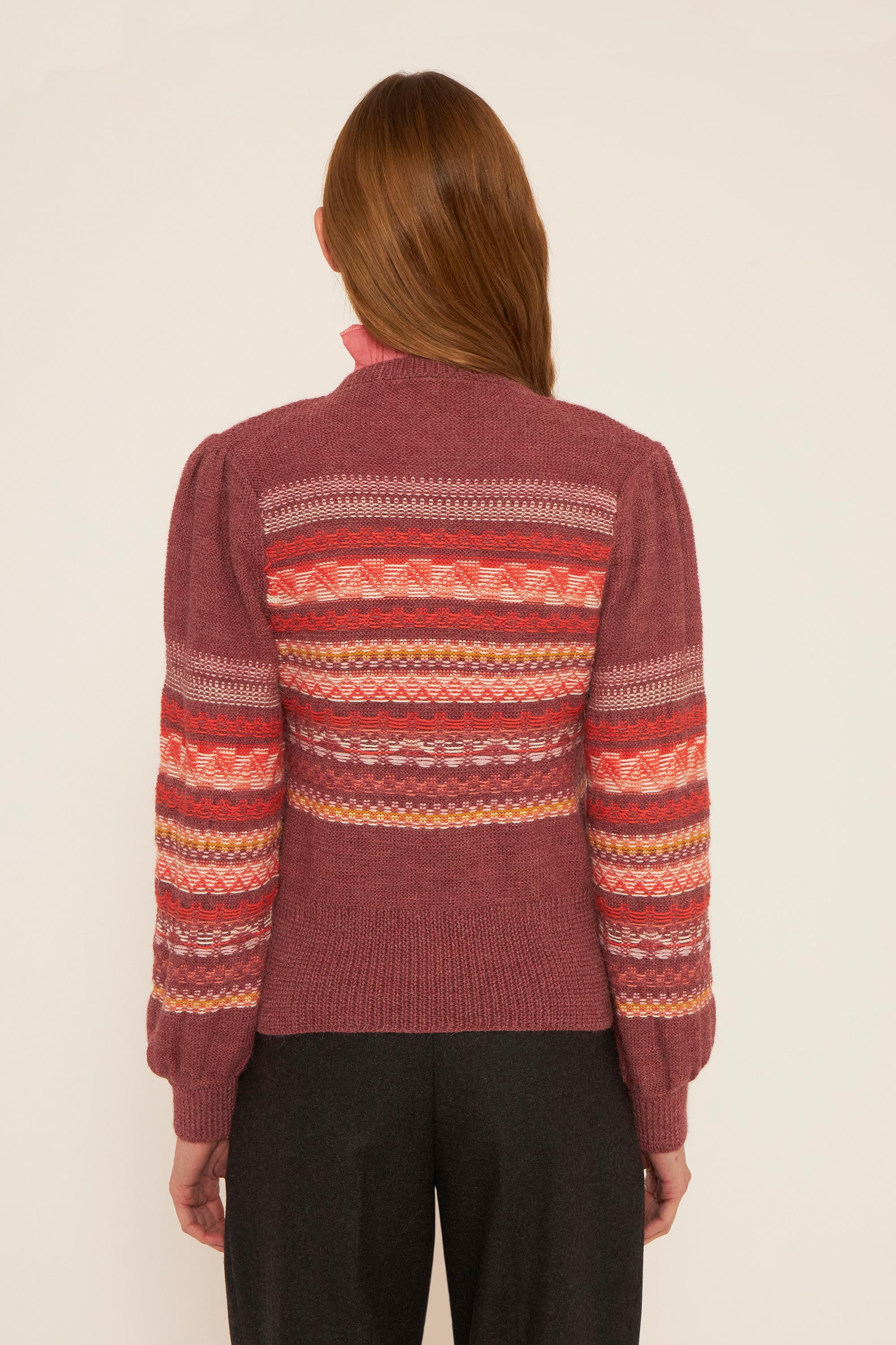 Roberto alpaca wool cardigan