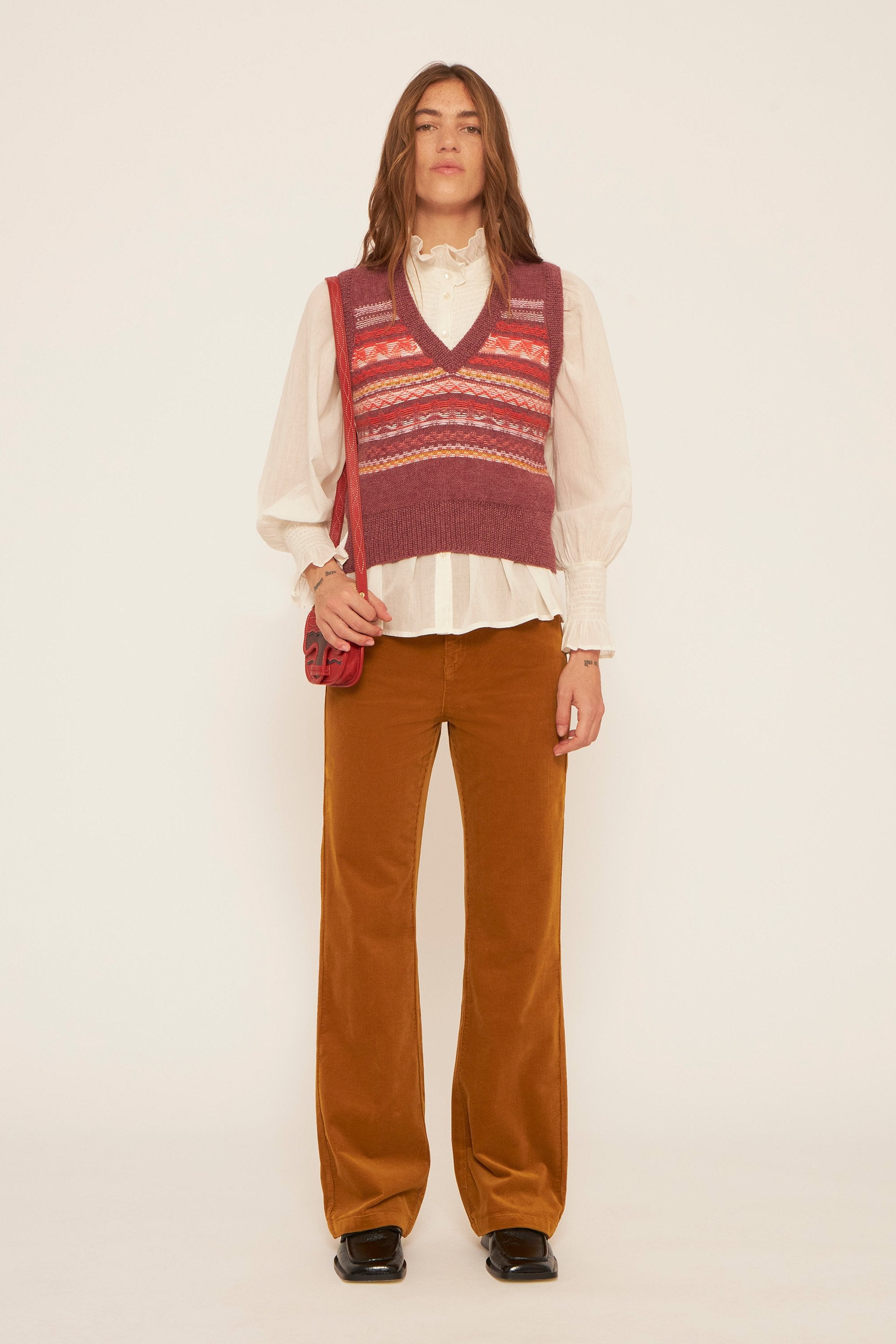 Pull sans manches en Alpaga Roberto