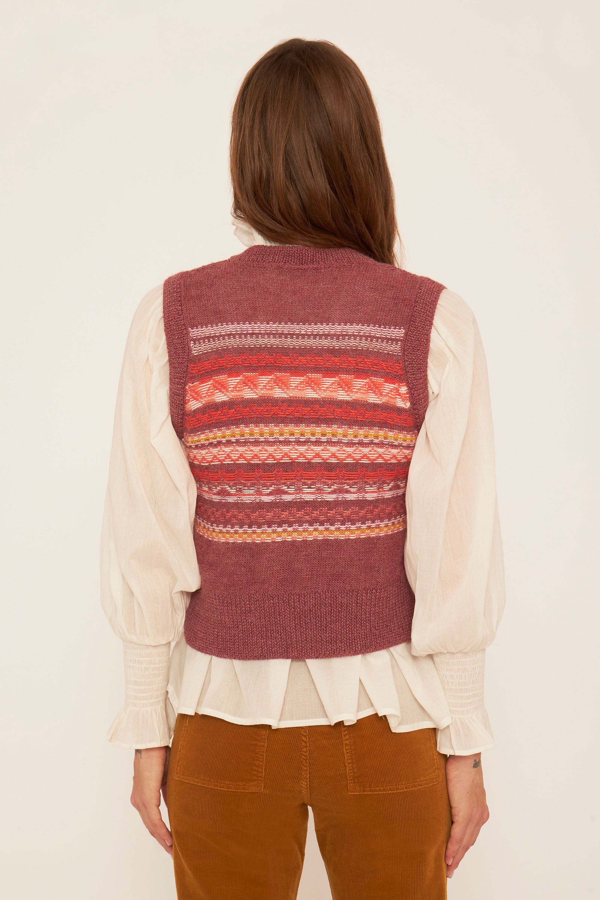 Pull sans manches en Alpaga Roberto