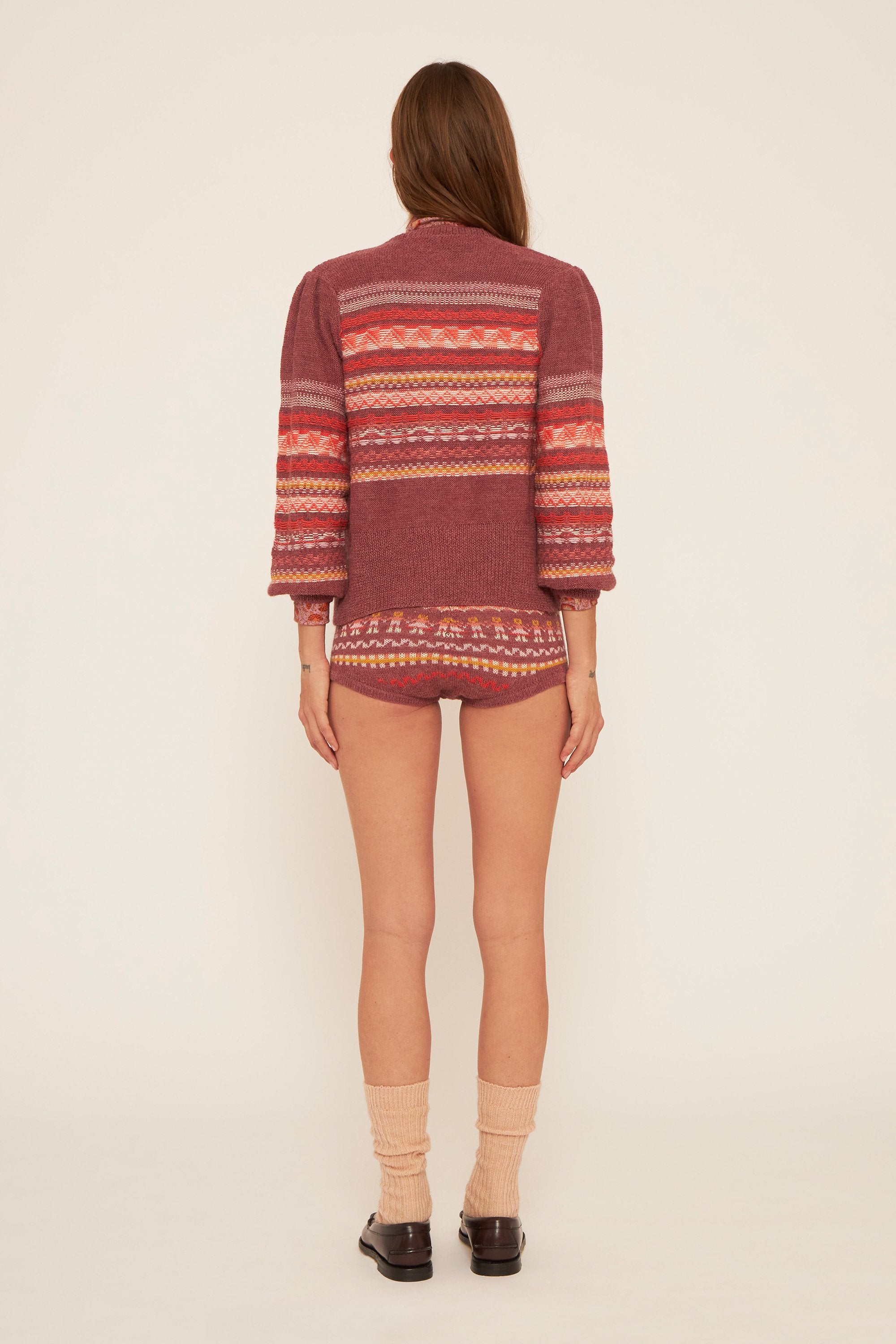 Mini-Shorts aus Alpakawolle Roberto