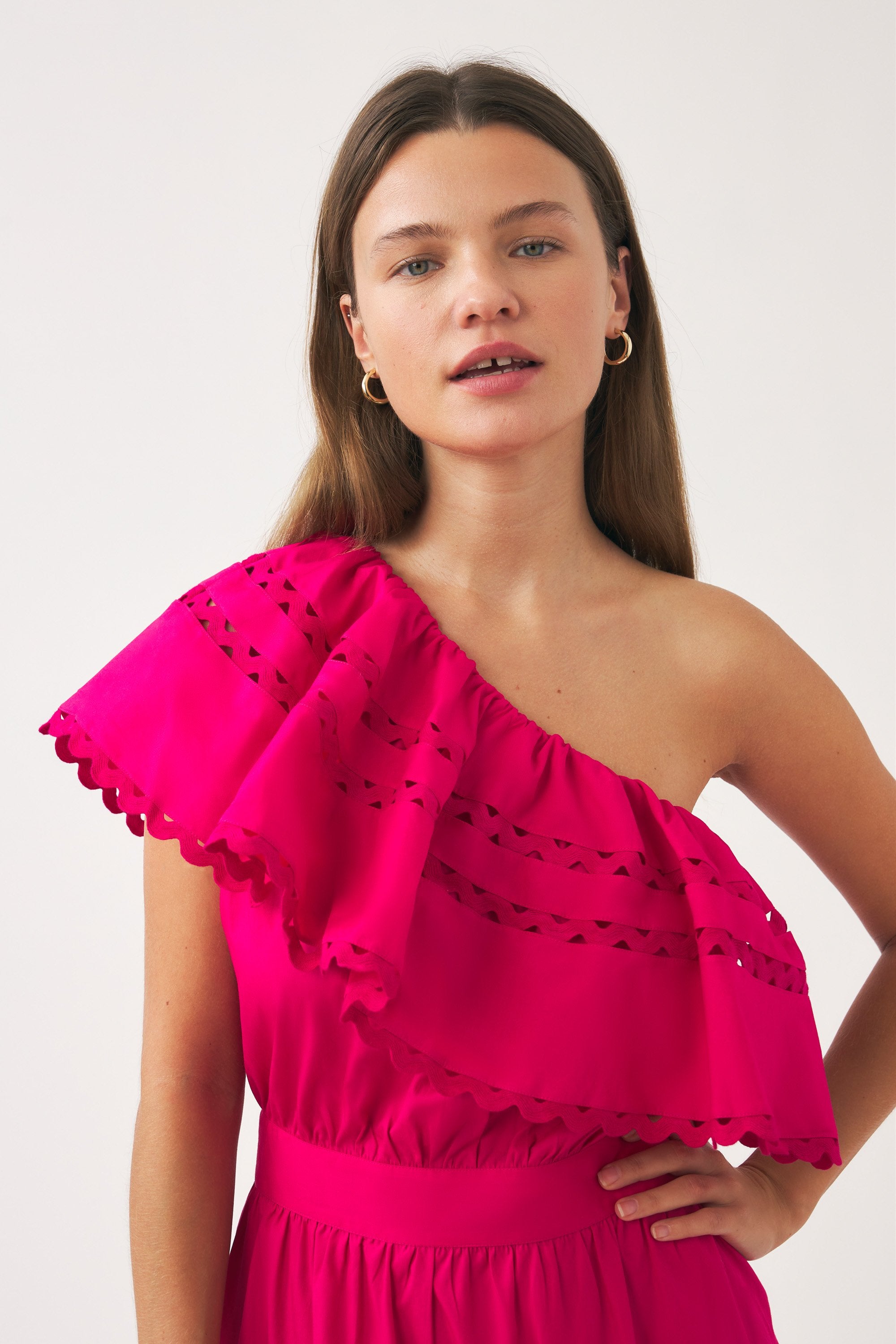 Robe longue asymétrique Rodo