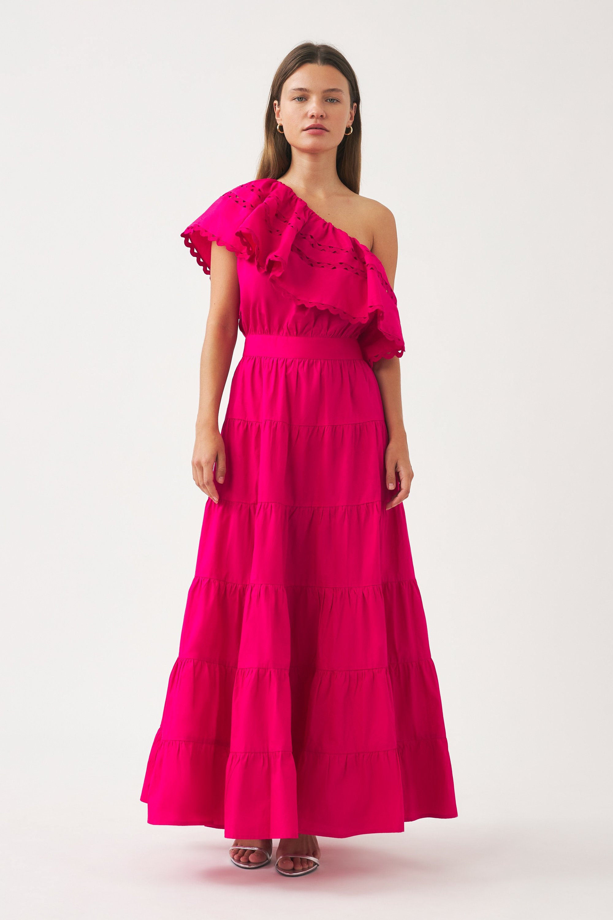 Robe longue asymétrique Rodo