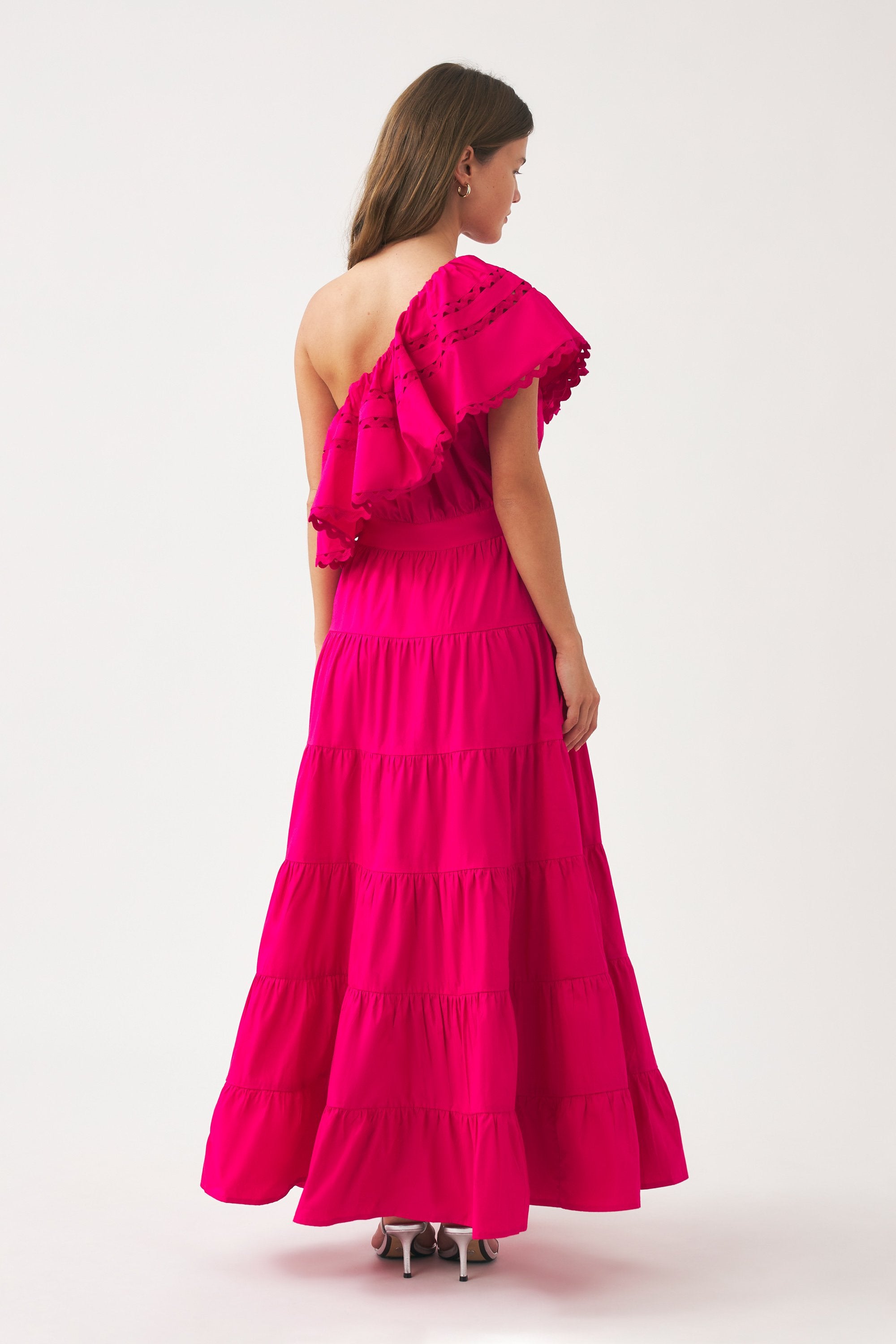 Robe longue asymétrique Rodo