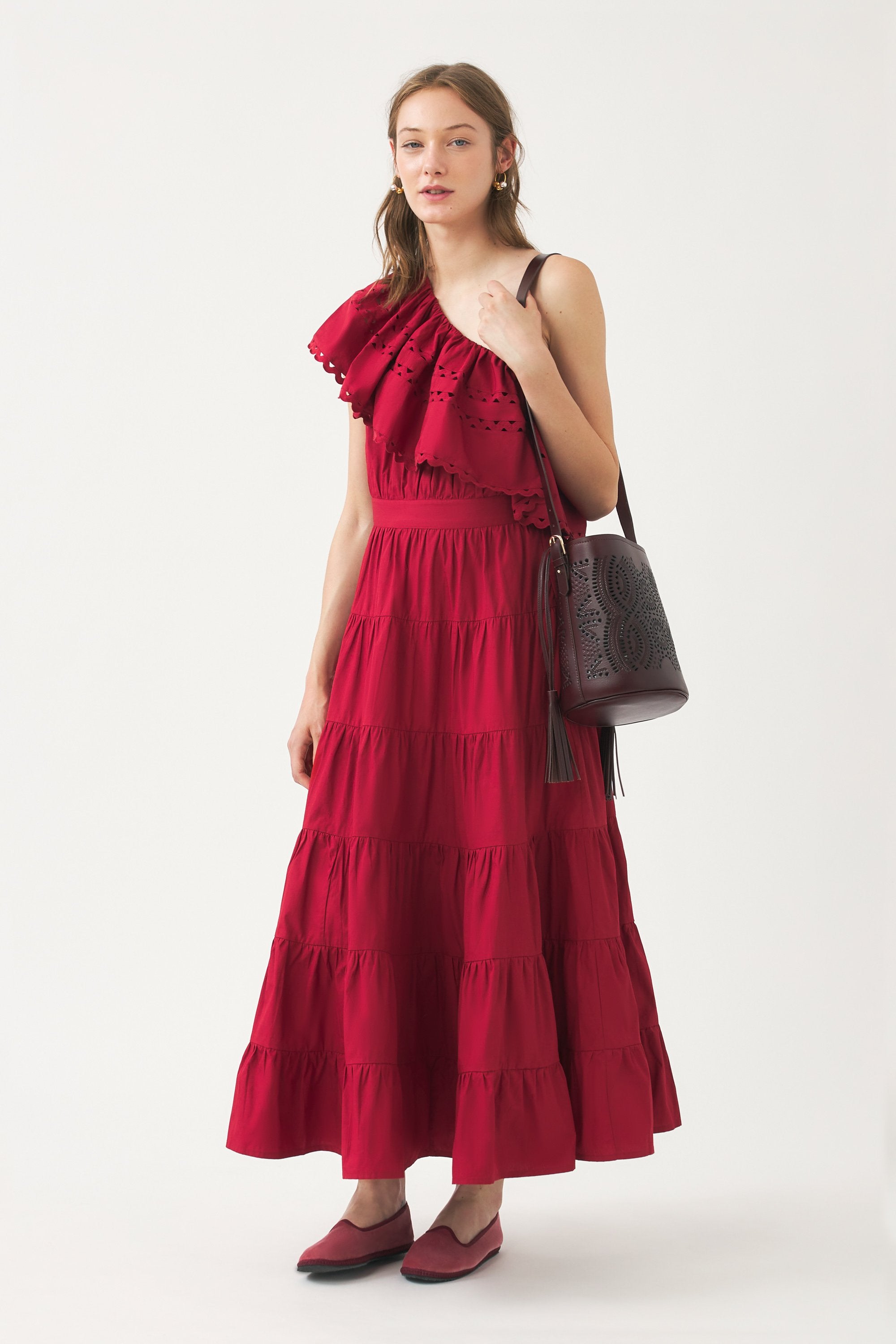 Robe longue asymétrique Rodo