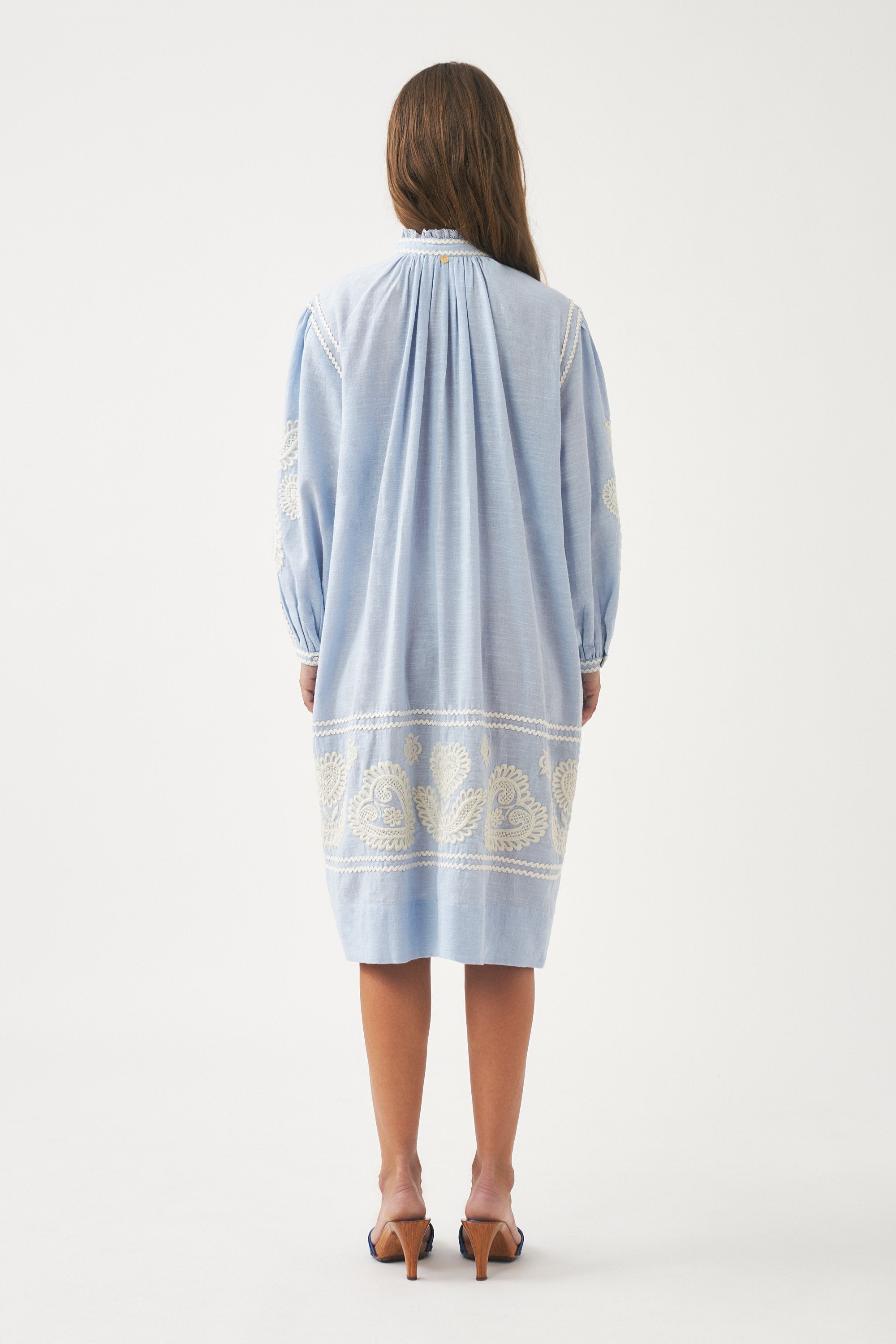 Dress with Hungarian-inspired embroidery Rony