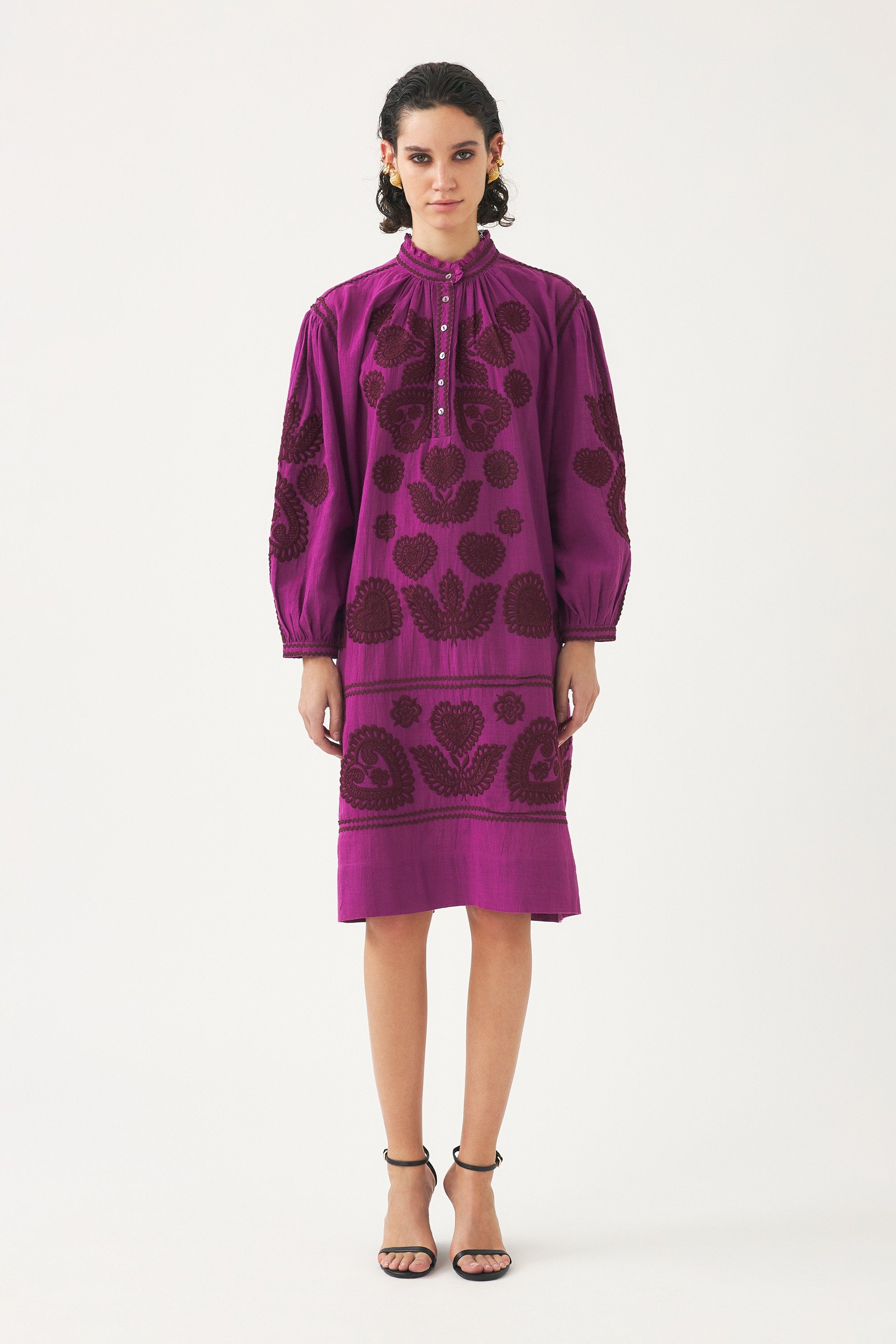 Blouse with Hungarian-inspired embroidery Rony