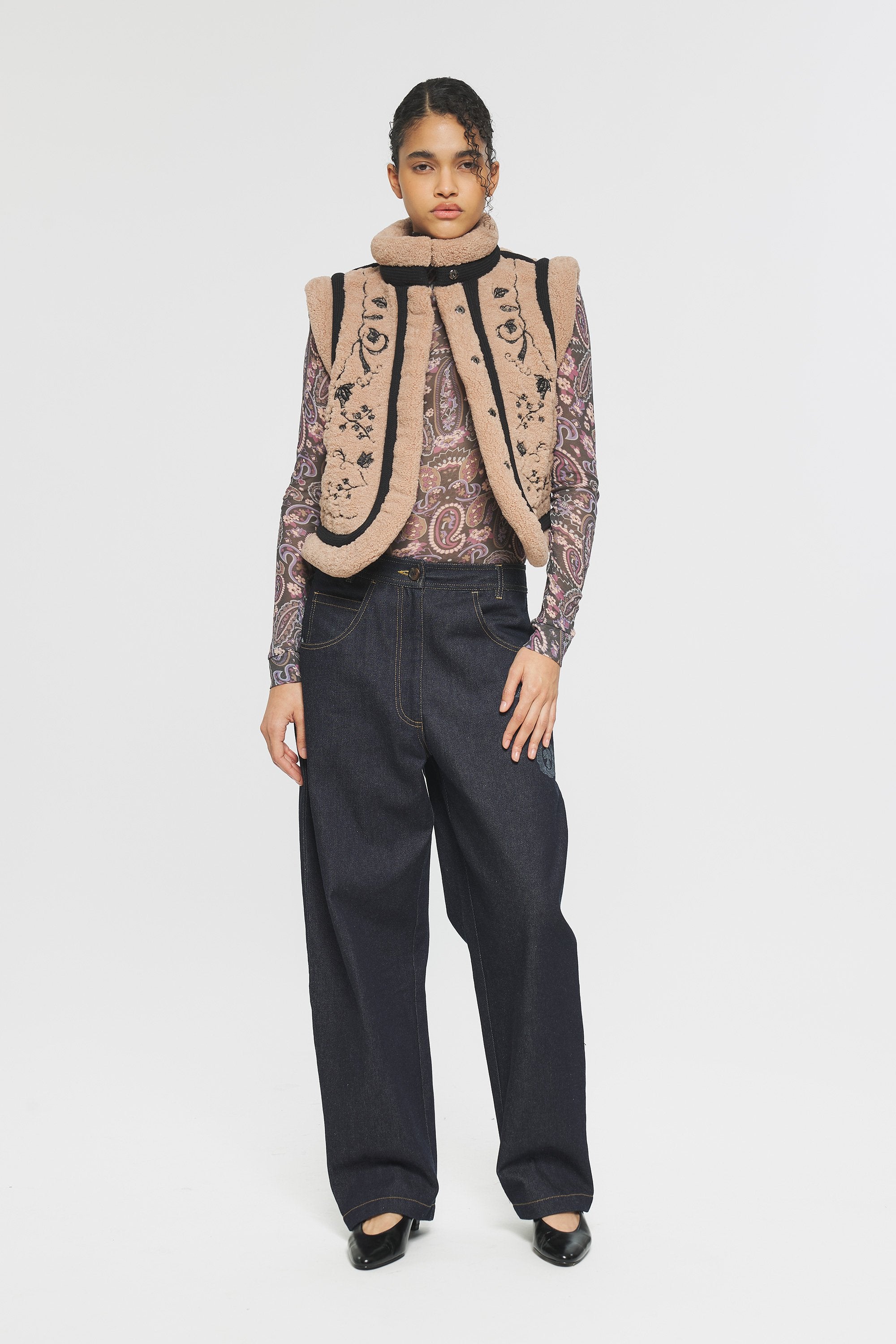 Saliba Embroidered gilet
