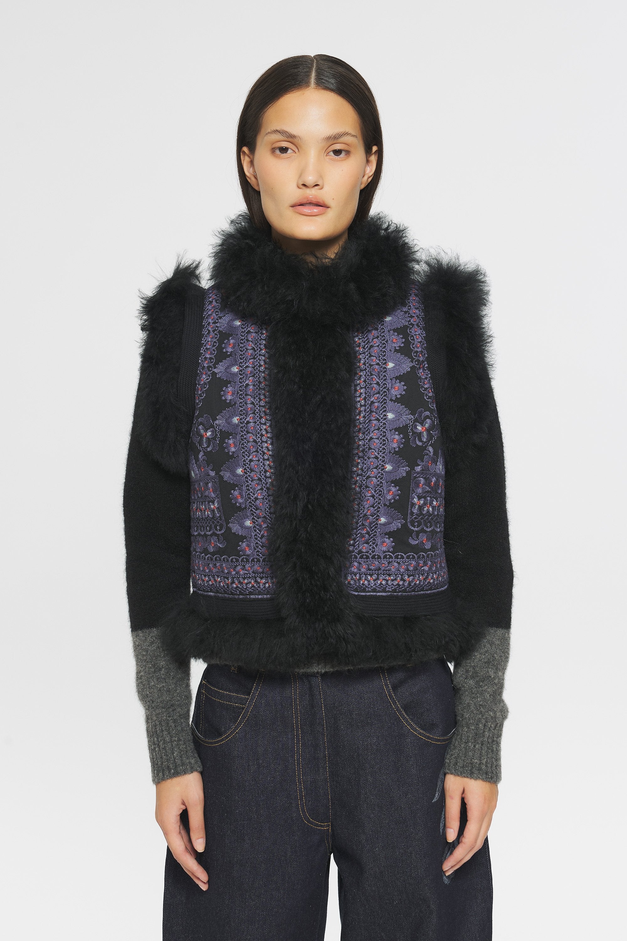 Sandor Embroidered gilet
