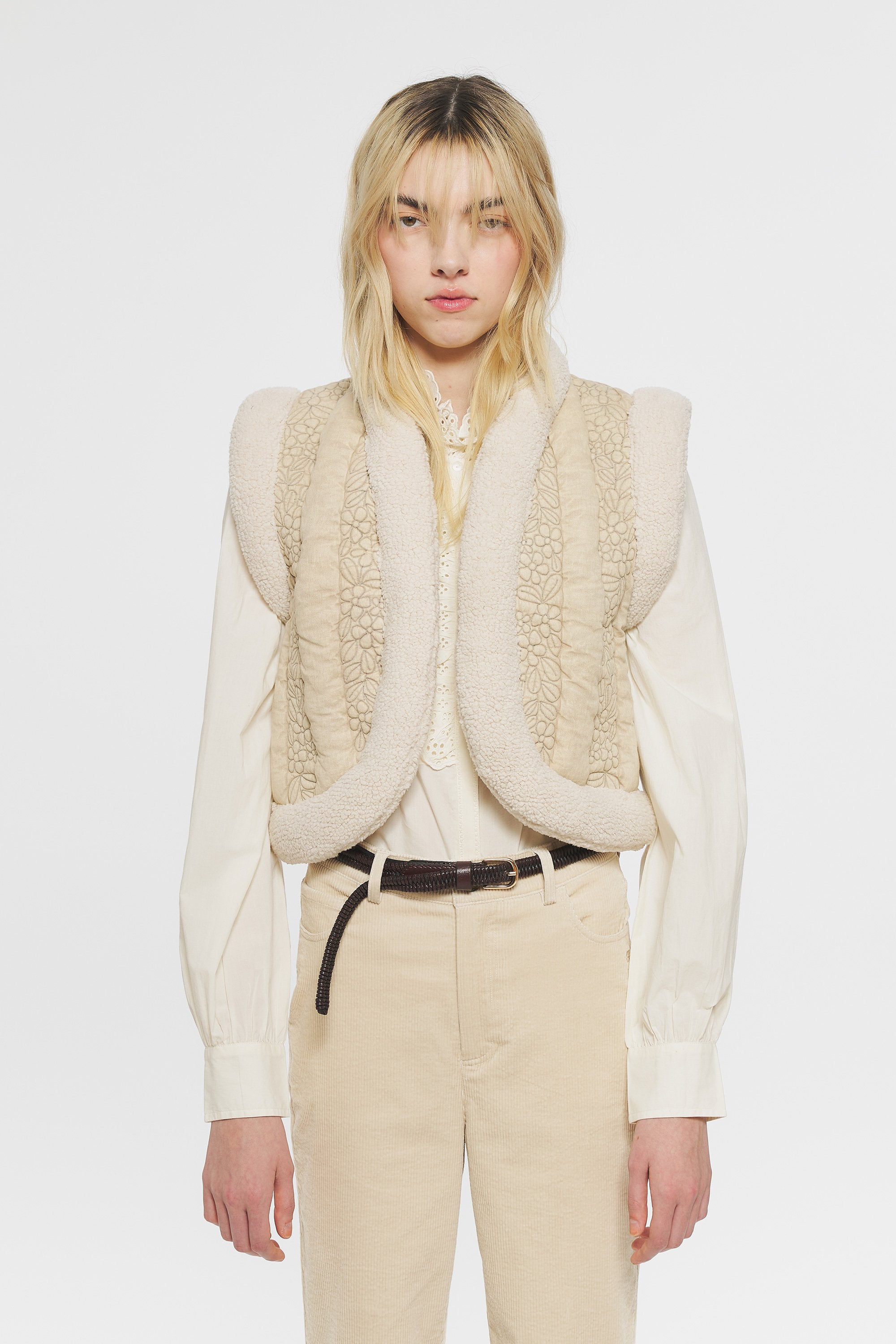 Sophie Embroidered gilet