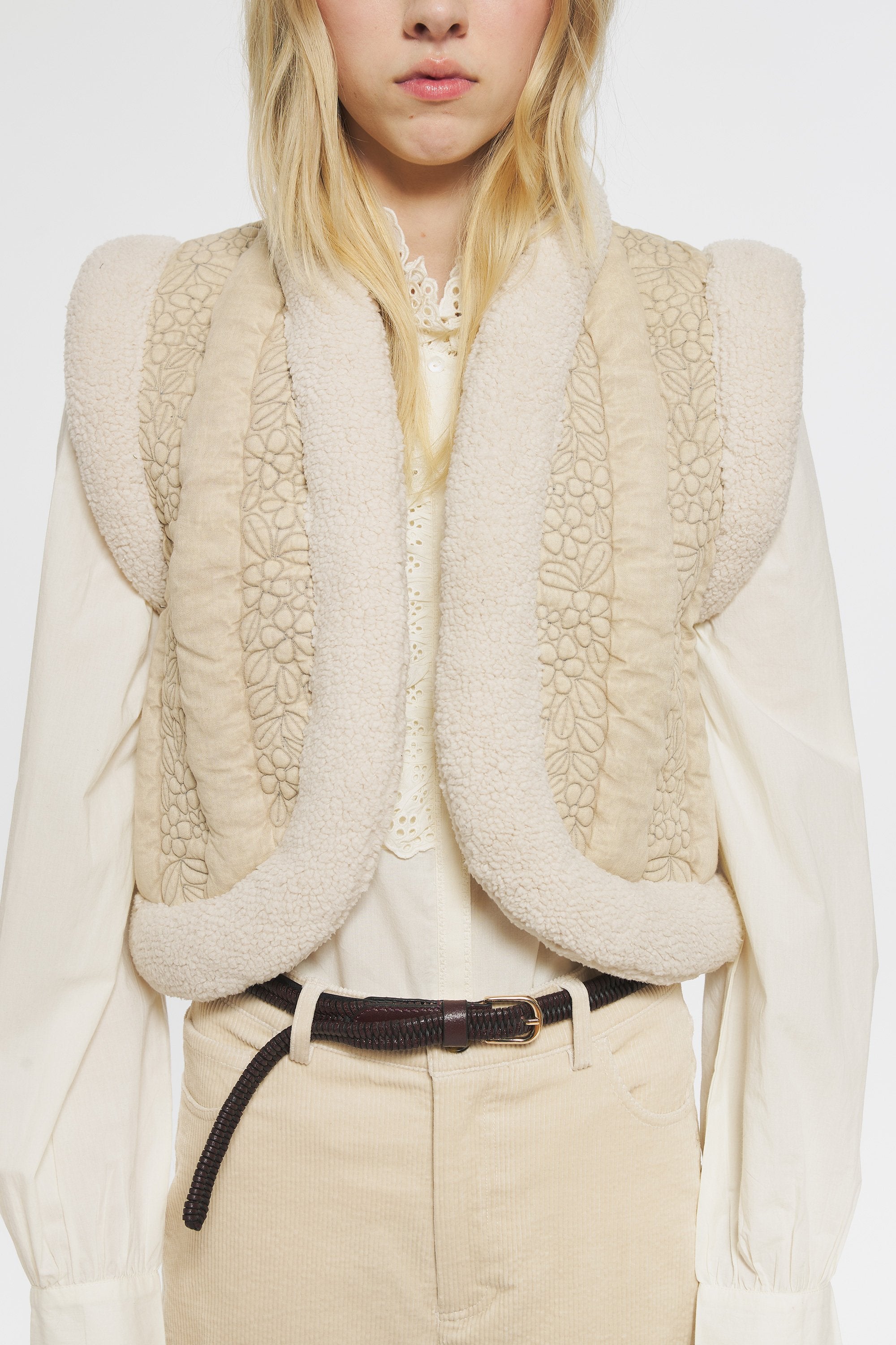 Sophie Embroidered gilet