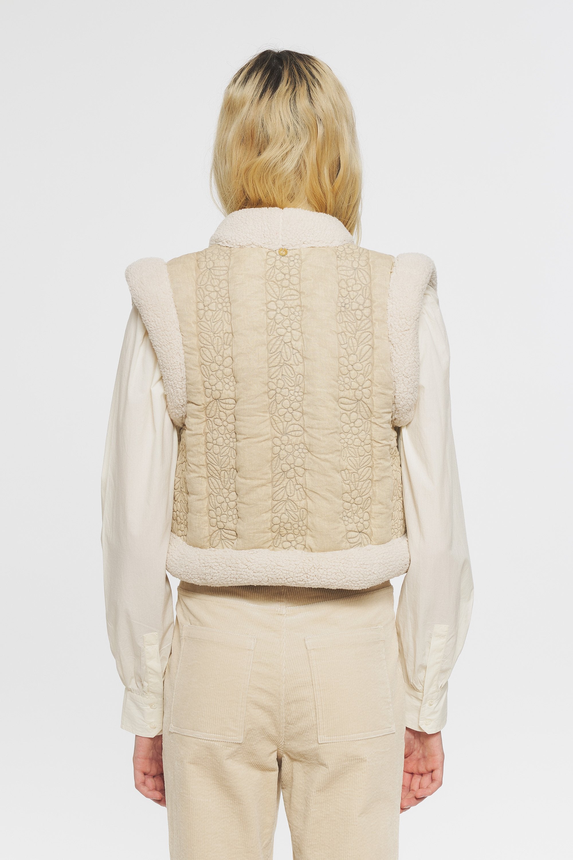 Sophie Embroidered gilet