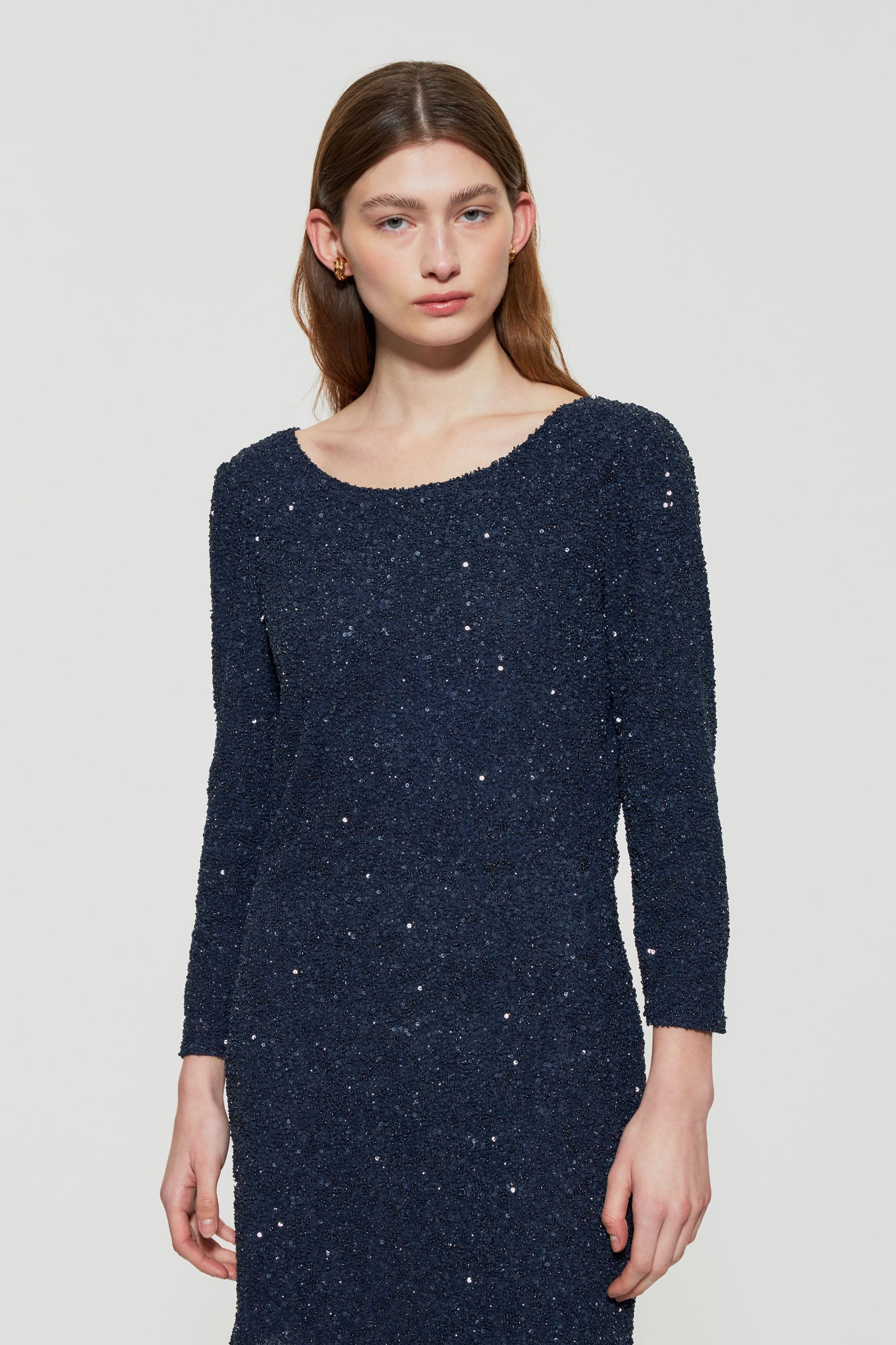 Kurzes Pailletten-Kleid Stefi