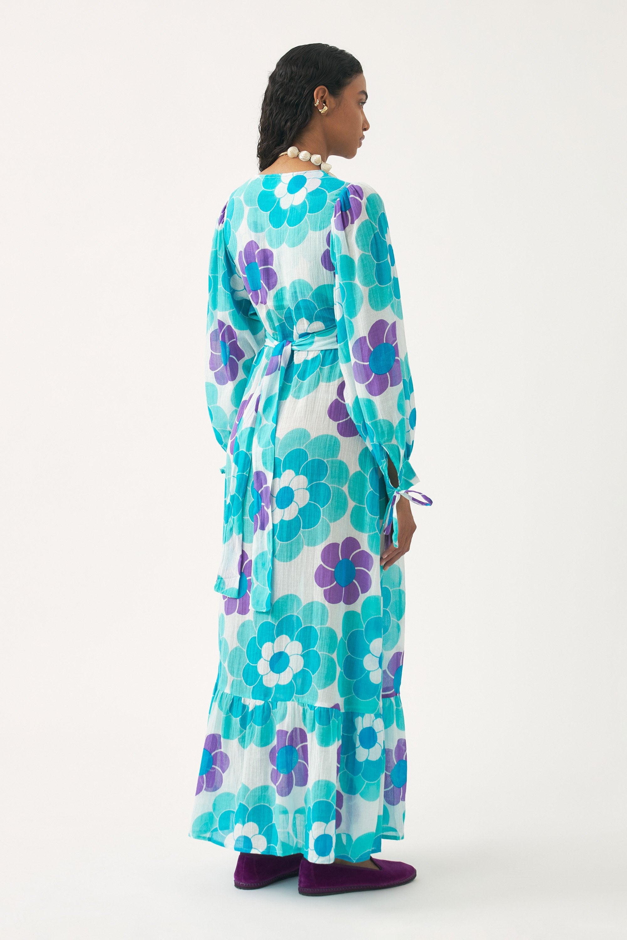 Vestido largo estampado Suny