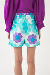 High-waisted print shorts Suny