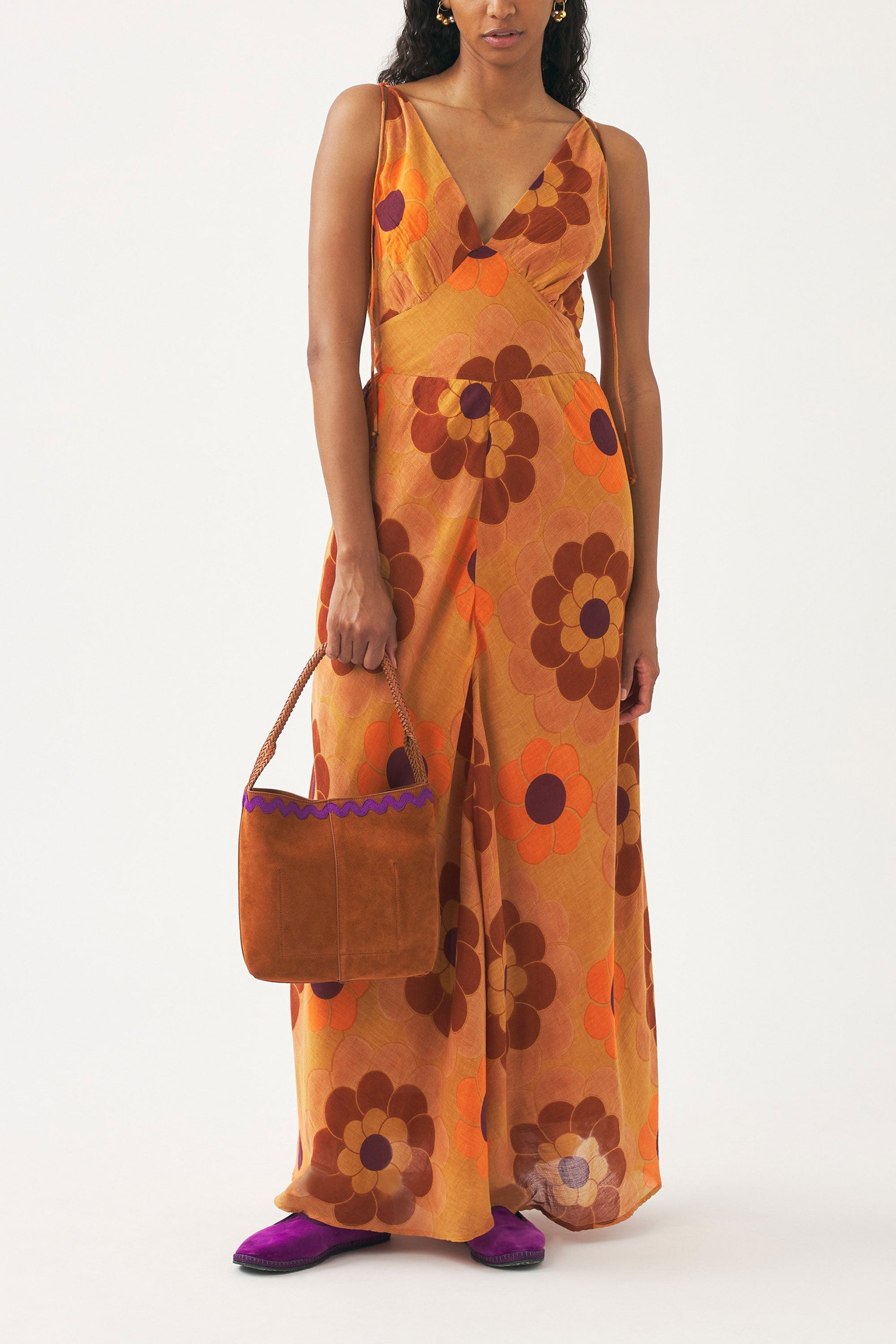 Robe longue imprimée Suny