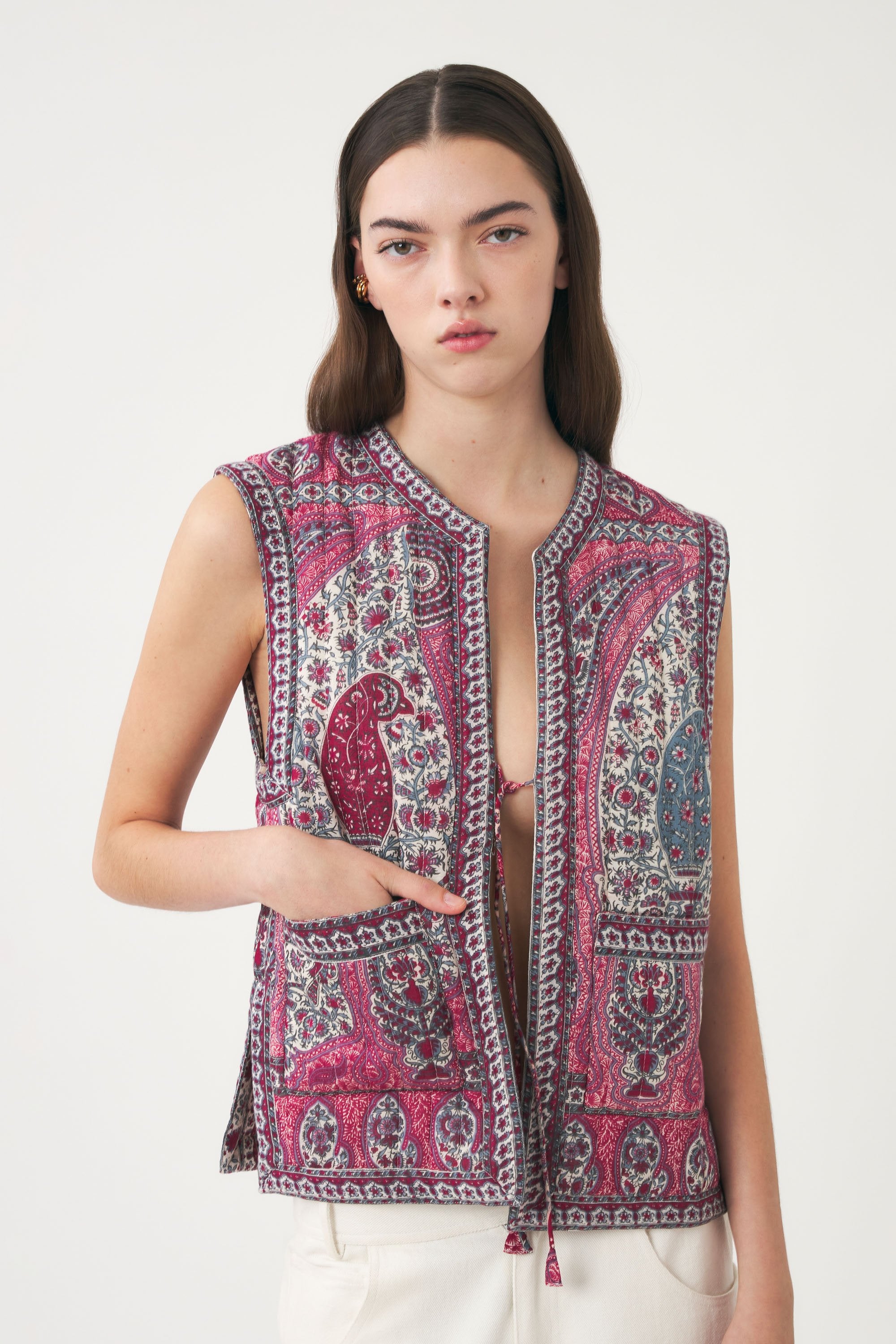 Gilet imprimé Tajar
