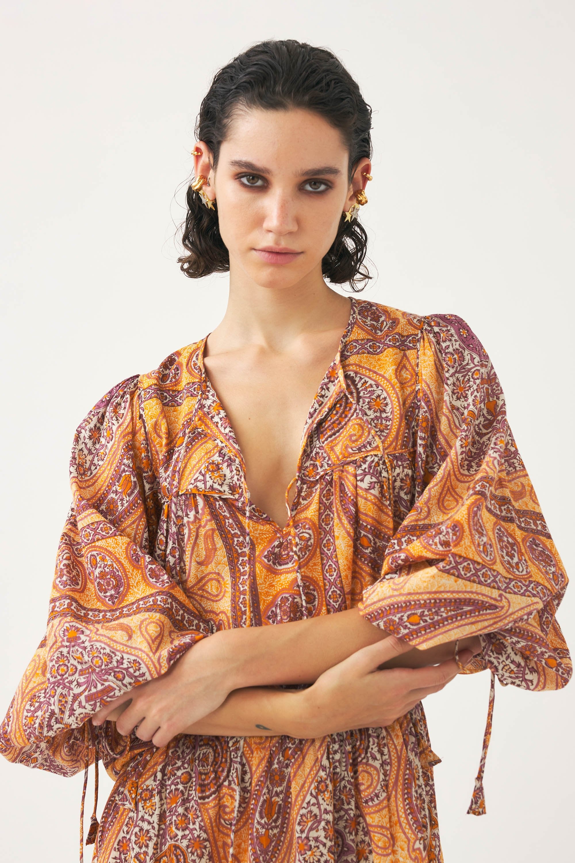 Print mini dress Tajar