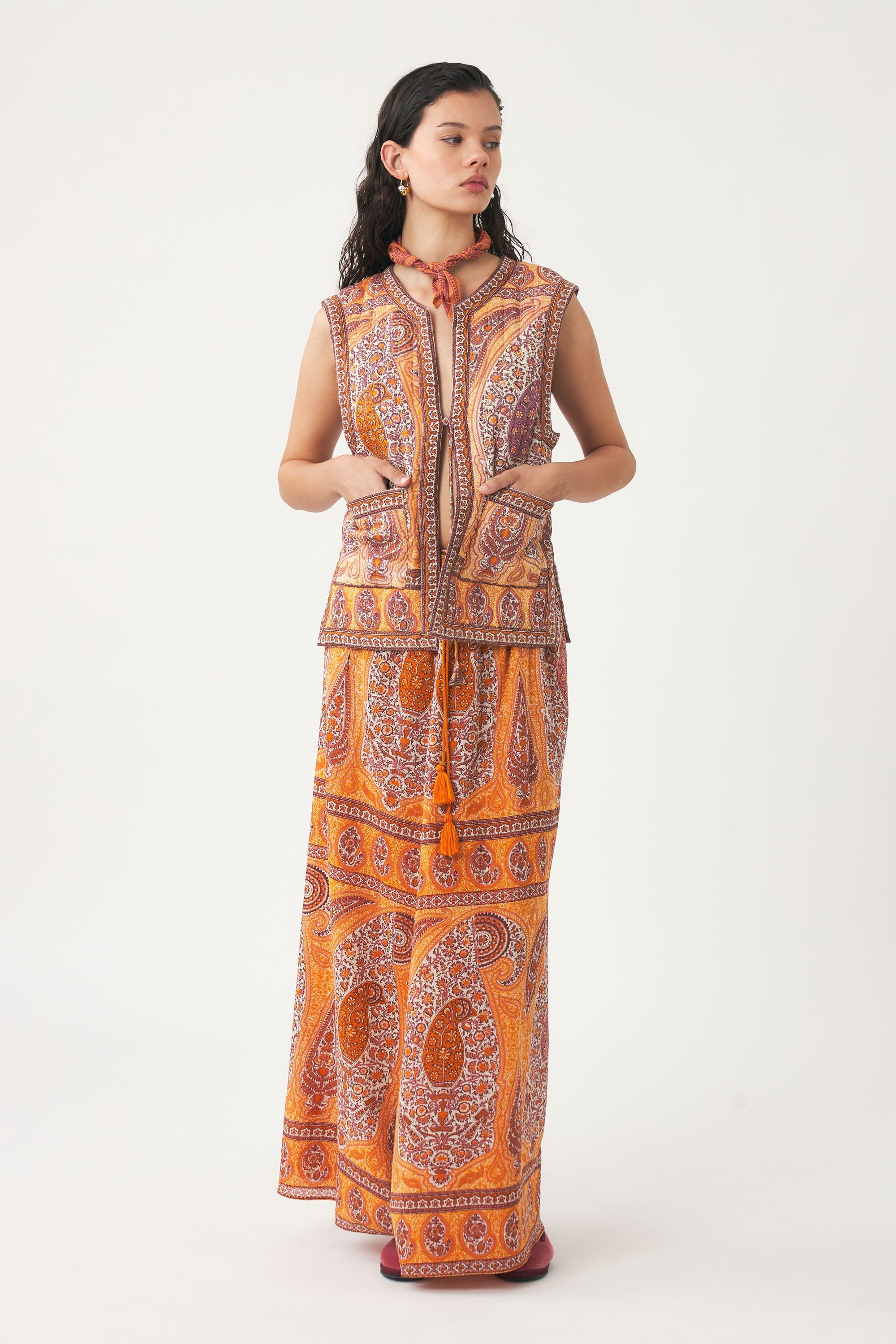 Print maxi skirt Tajar