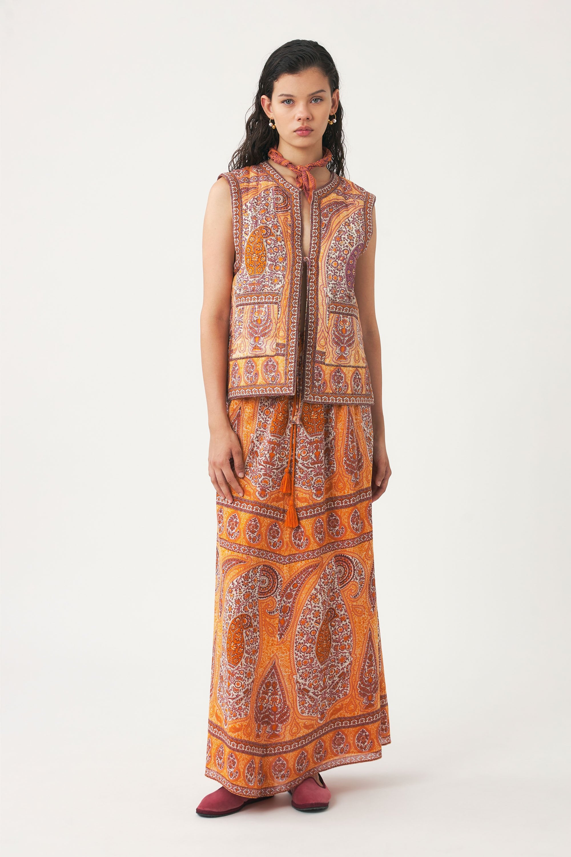 Print maxi skirt Tajar